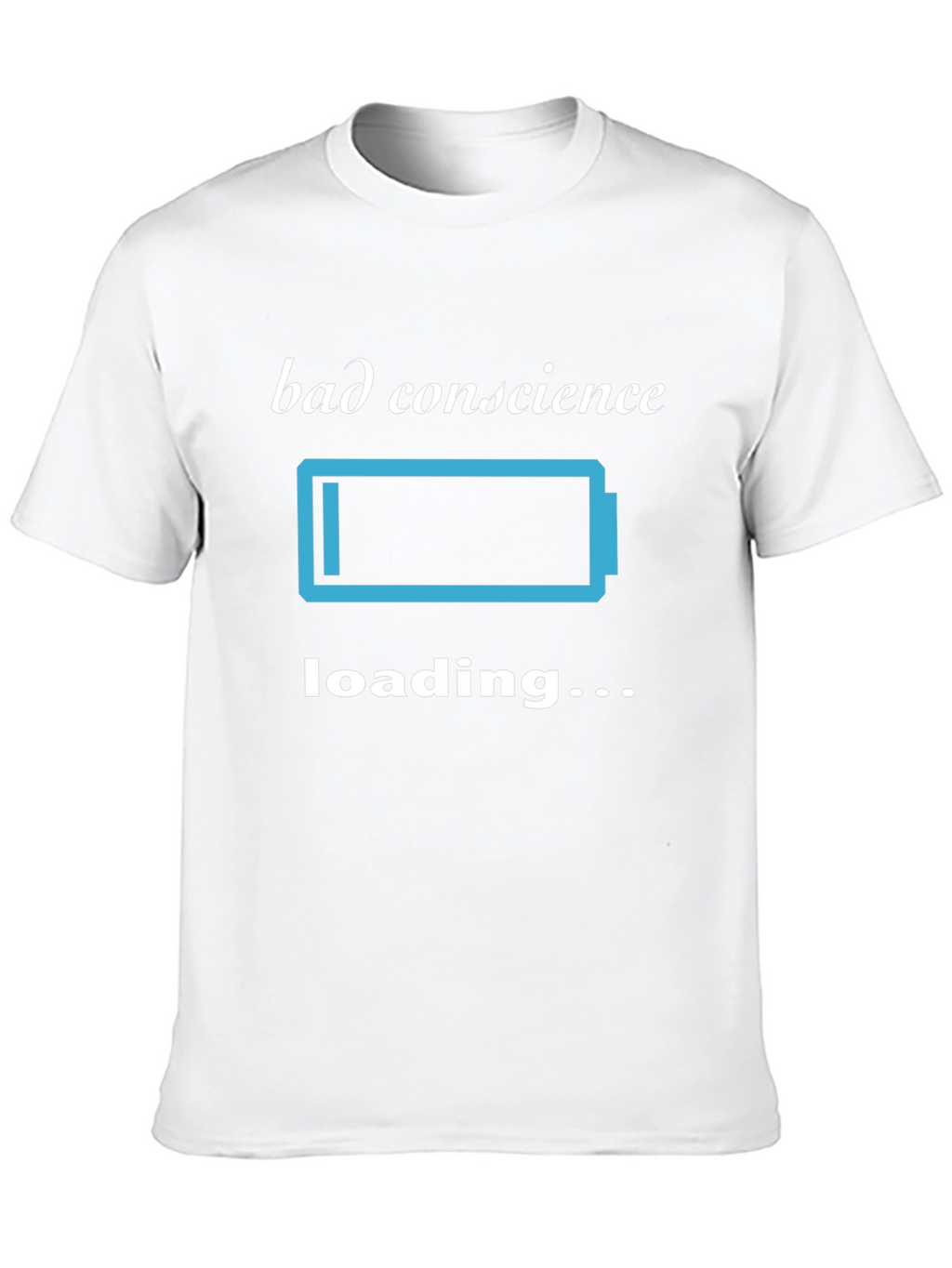 Bad Conscience Loading T-Shirt - Funny Sarcastic Tee