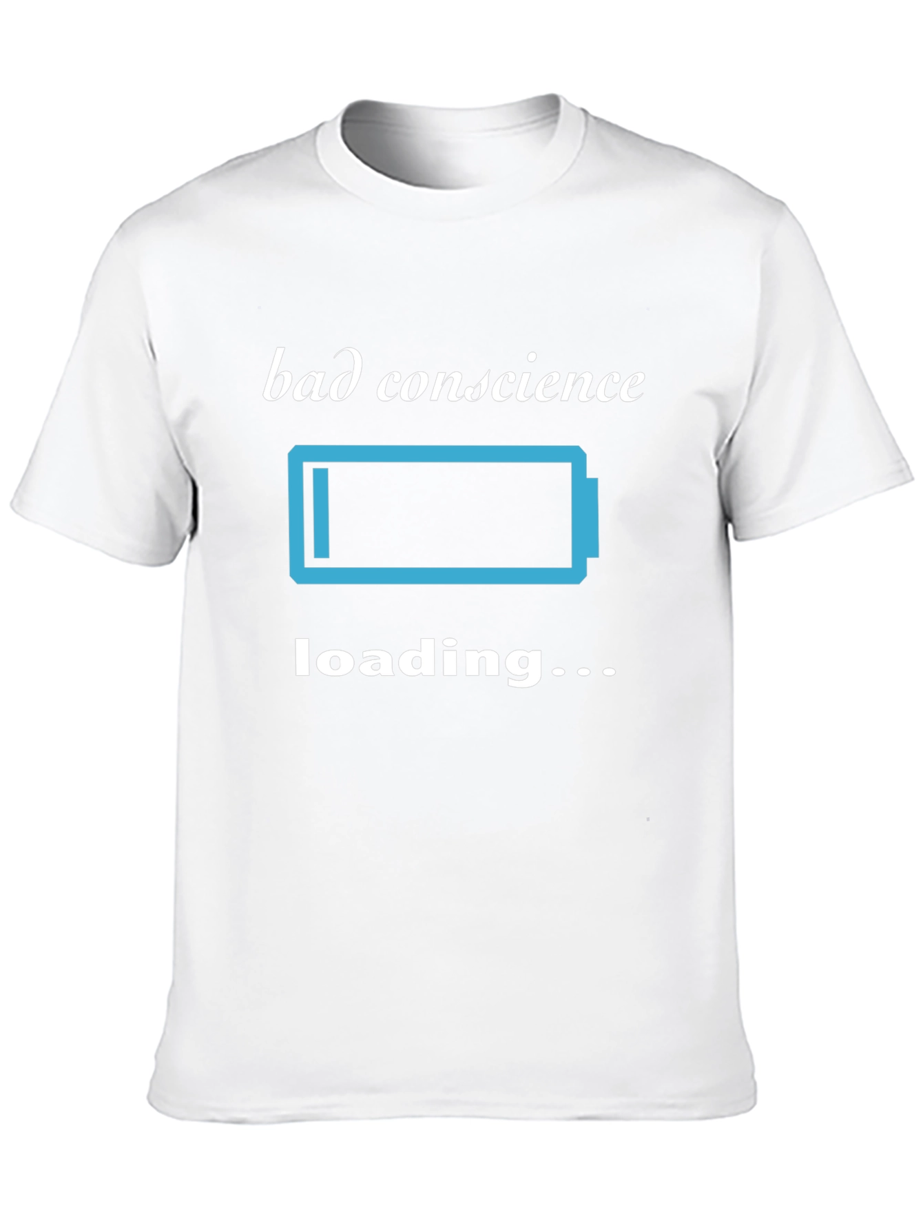 Bad Conscience Loading T-Shirt - Funny Sarcastic Tee