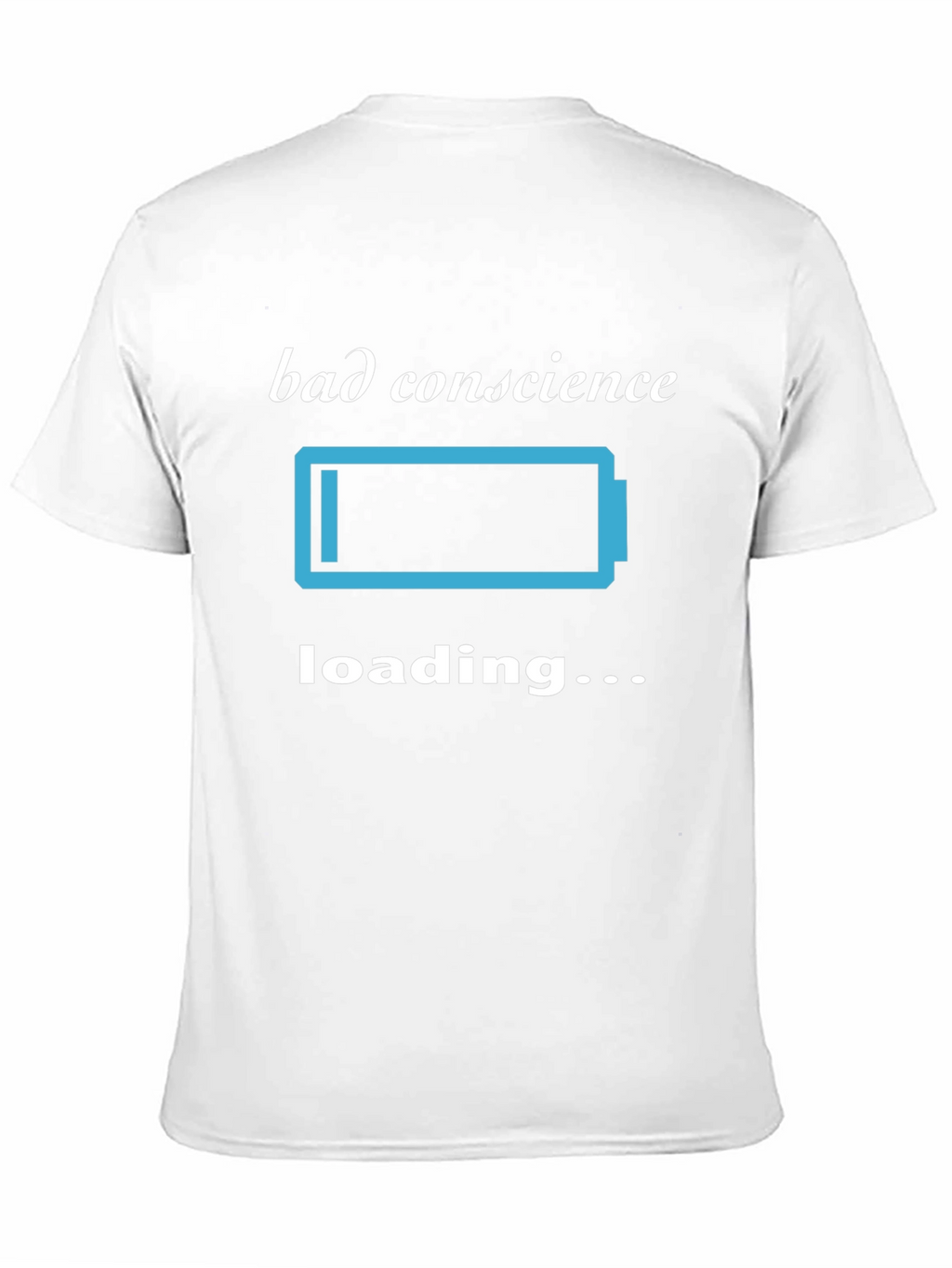Bad Conscience Loading T-Shirt - Funny Sarcastic Tee