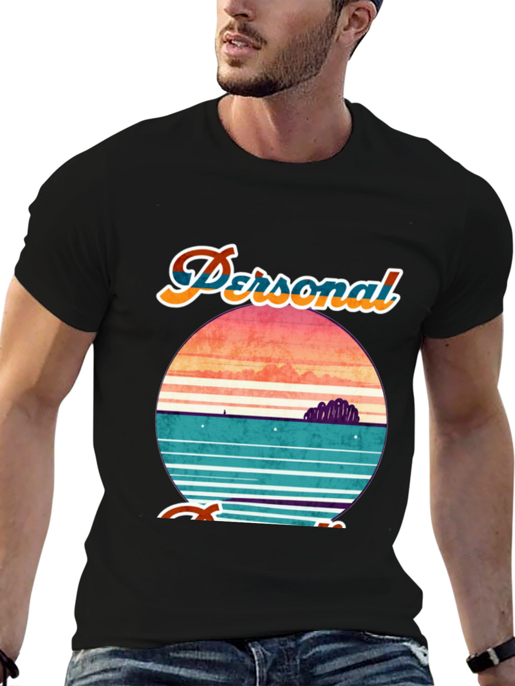 Personal Caddy Black Graphic T-Shirt