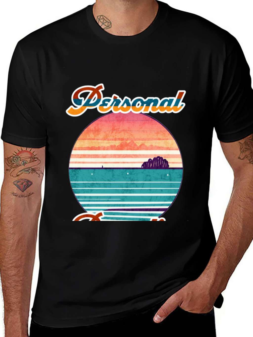 Personal Caddy Black Graphic T-Shirt
