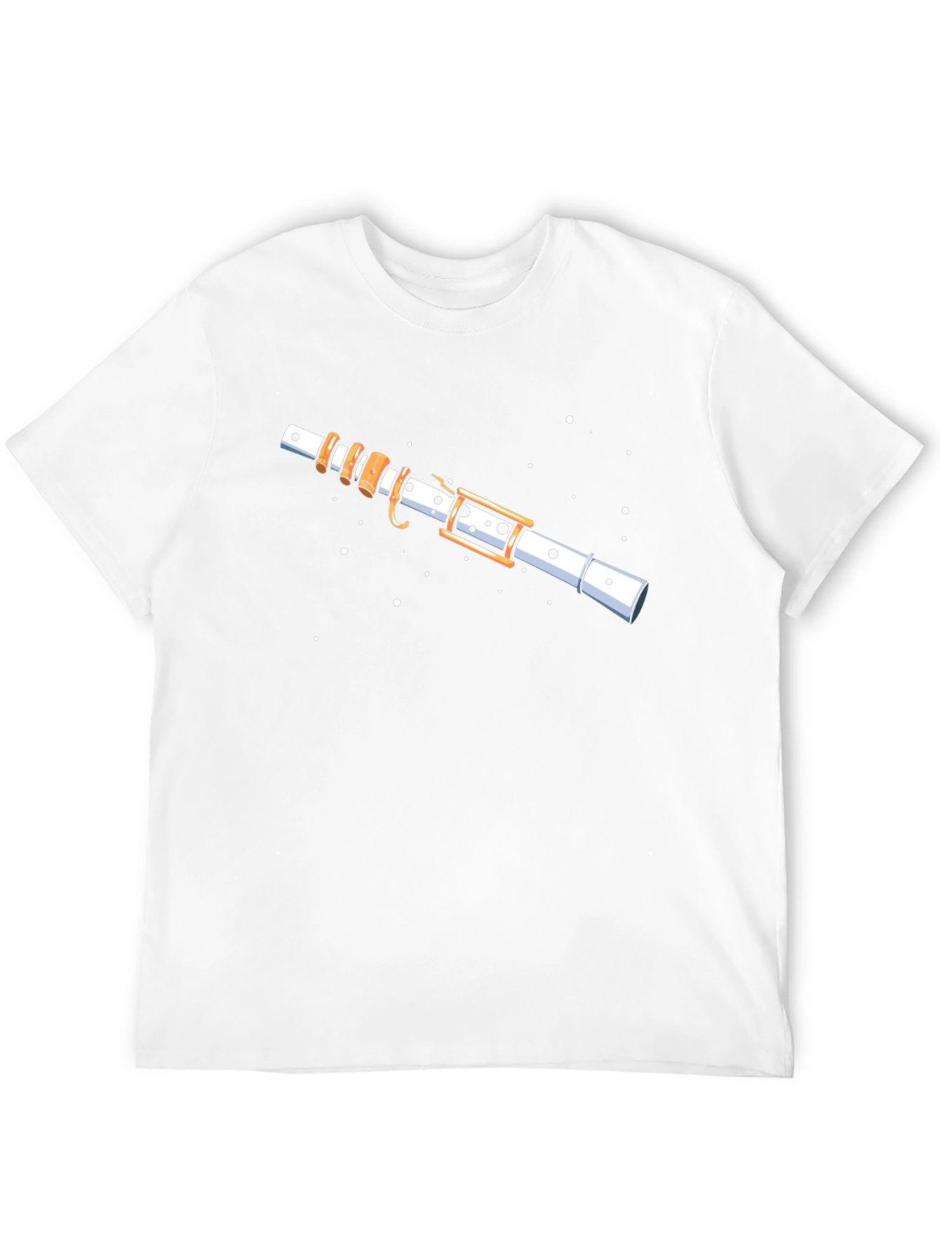 Cartoon Clarinet T-Shirt - Music Lover Gift