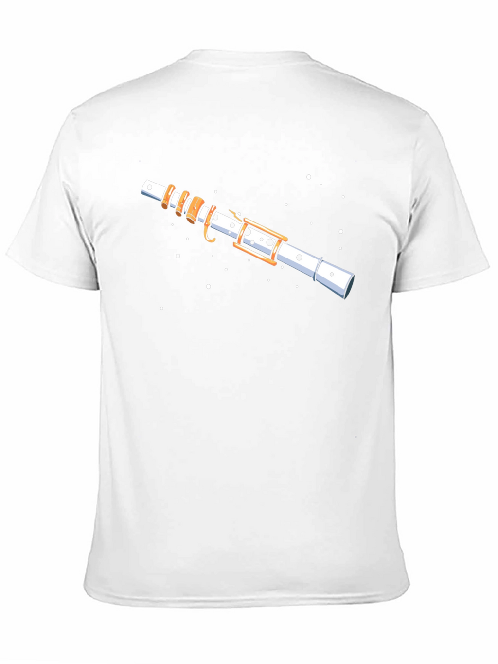 Cartoon Clarinet T-Shirt - Music Lover Gift