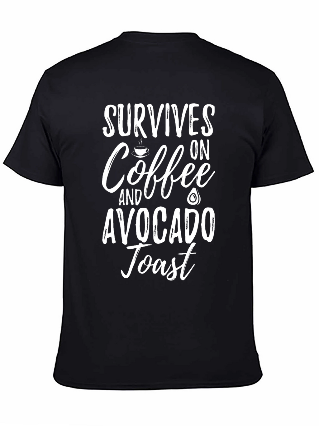 Coffee & Avocado Toast T-Shirt - Funny Graphic Tee
