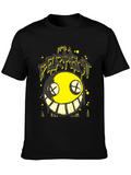 Its A FURFECT Smiley Face Black T-Shirt