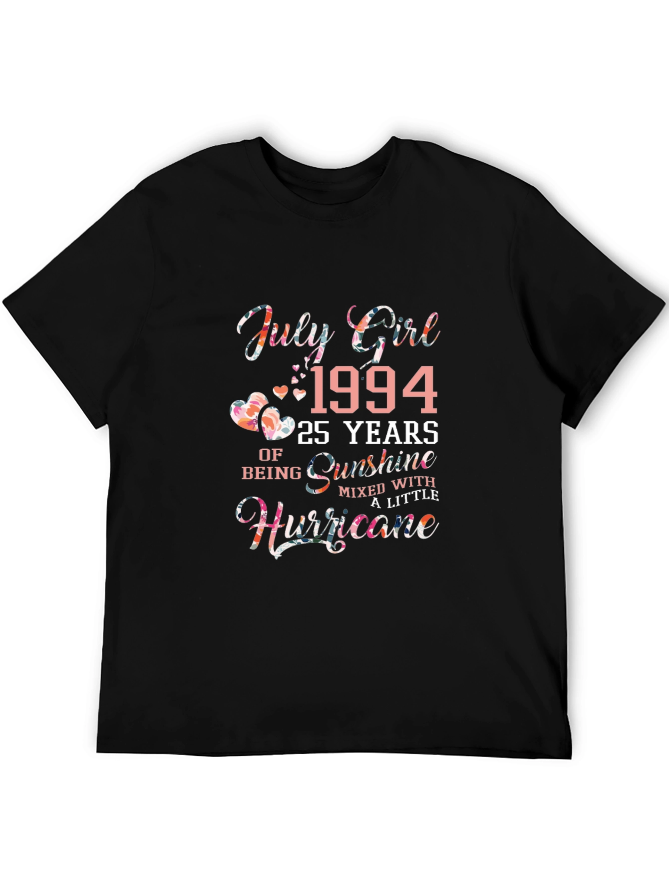 July Girl 1994 Floral Birthday T-Shirt