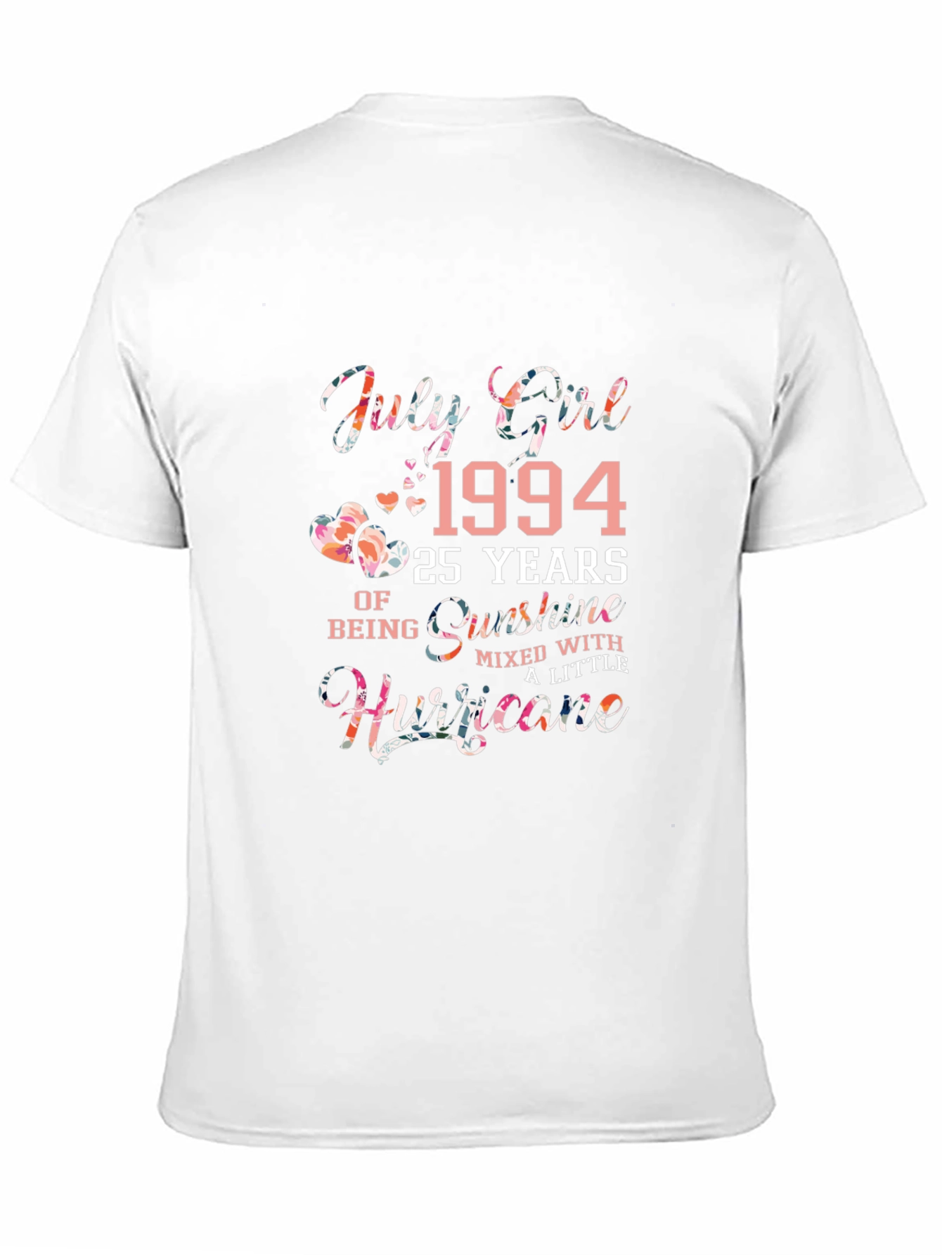 July Girl 1994 Floral Birthday T-Shirt
