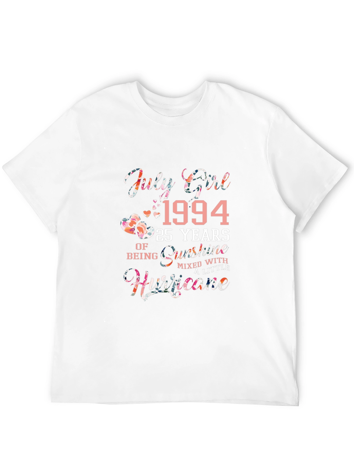 July Girl 1994 Floral Birthday T-Shirt