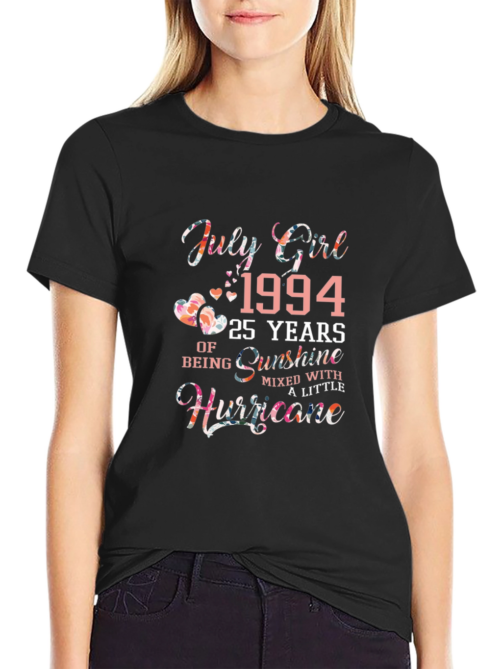 July Girl 1994 Floral Birthday T-Shirt