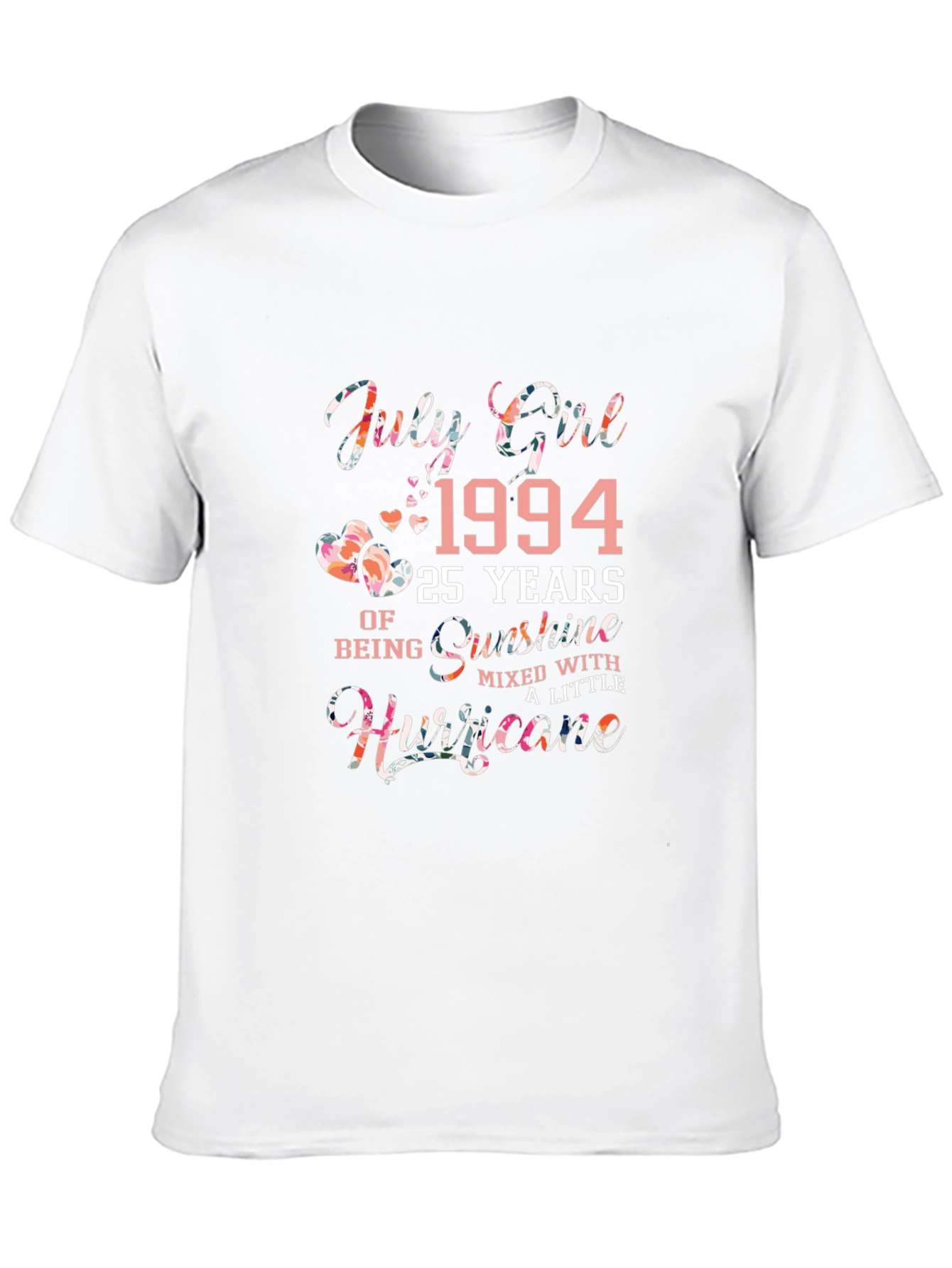 July Girl 1994 Floral Birthday T-Shirt
