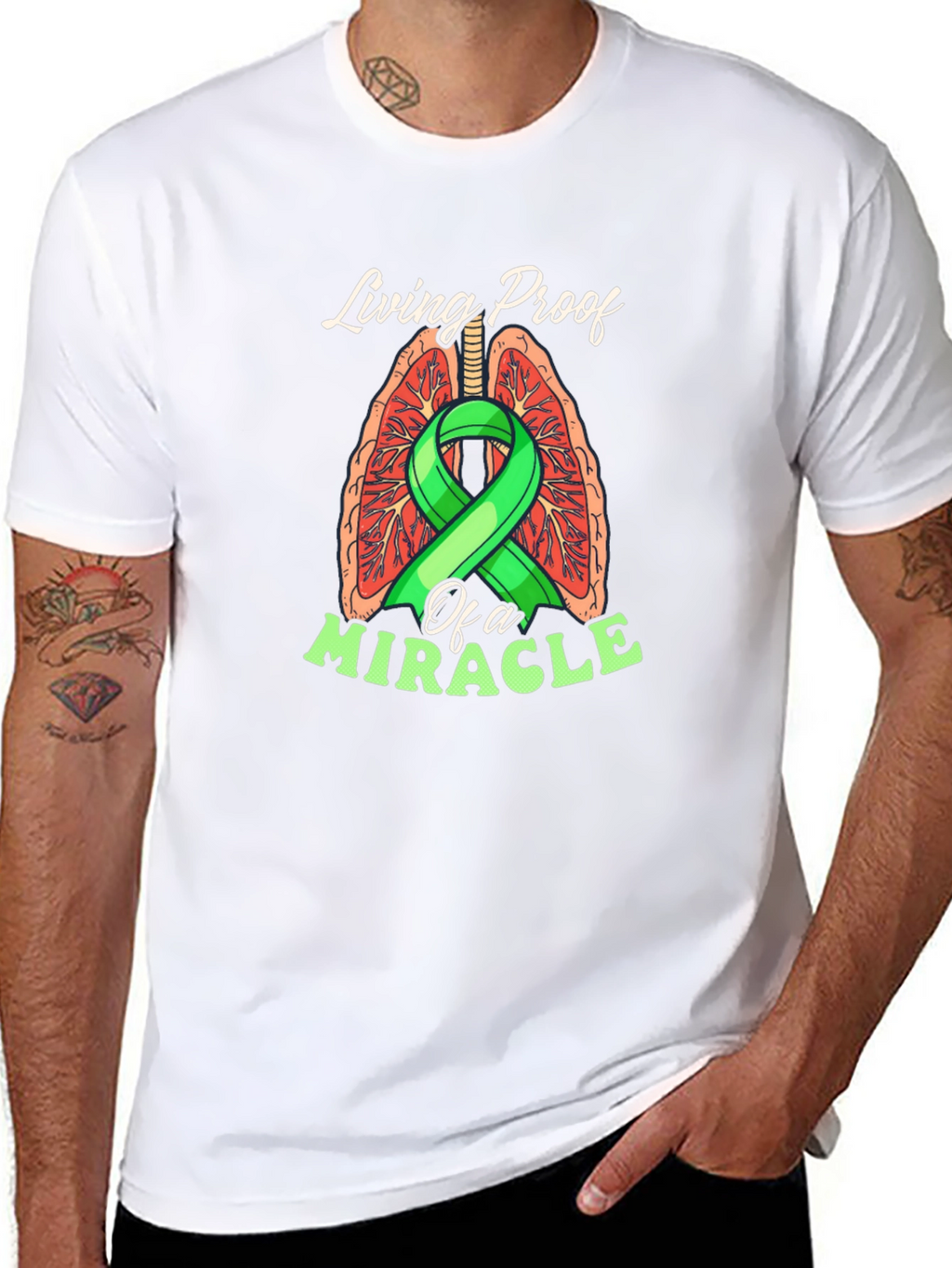Living Proof Miracle Lung Cancer Awareness T-Shirt