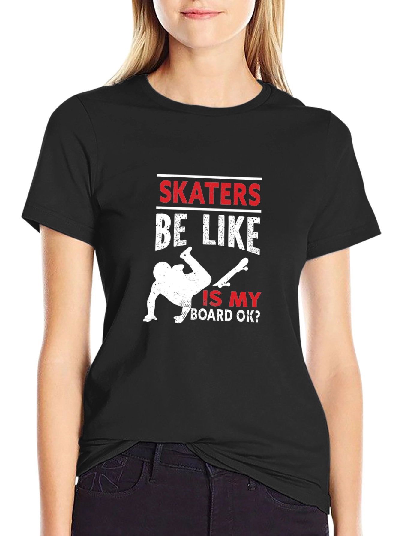 Skaters Be Like T-Shirt - Funny Skateboarding Tee