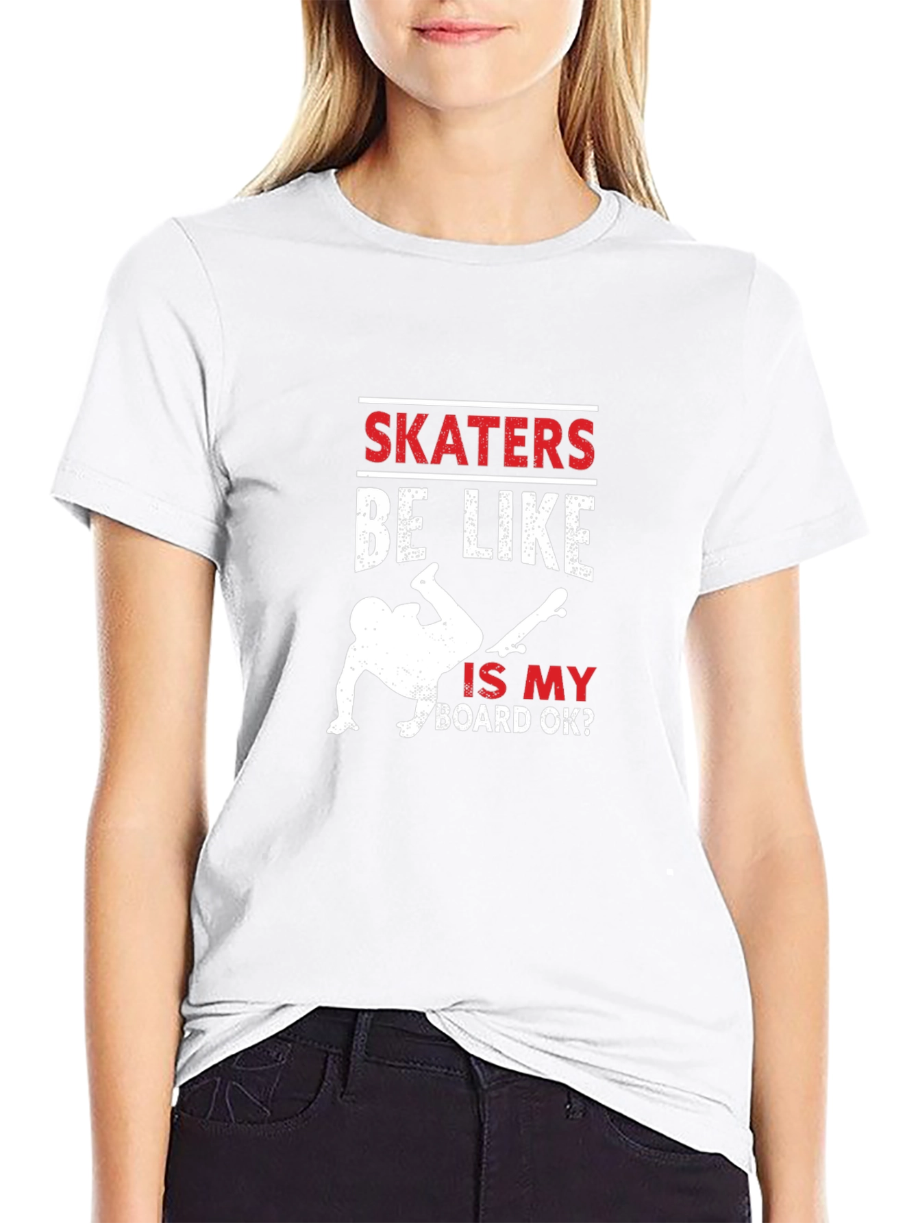 Skaters Be Like T-Shirt - Funny Skateboarding Tee