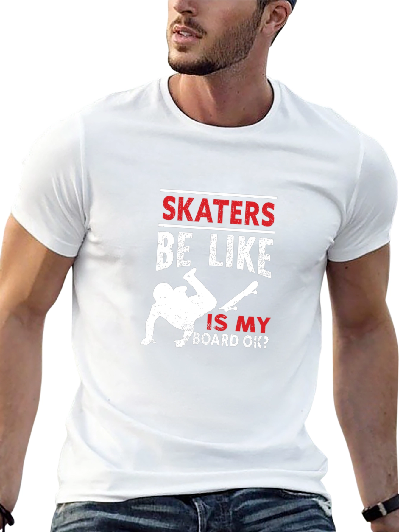 Skaters Be Like T-Shirt - Funny Skateboarding Tee