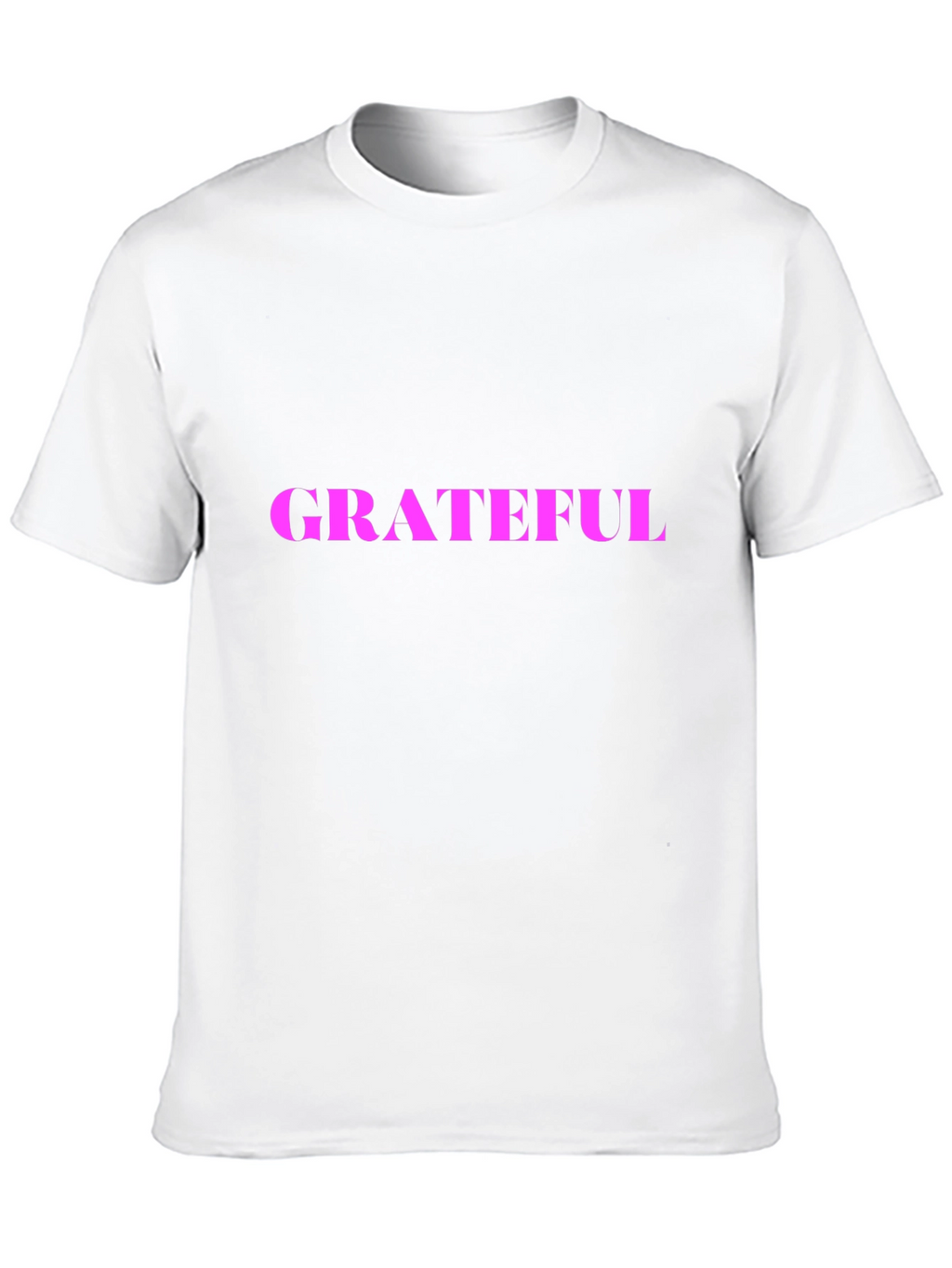 Grateful Black T-Shirt - Positive Message