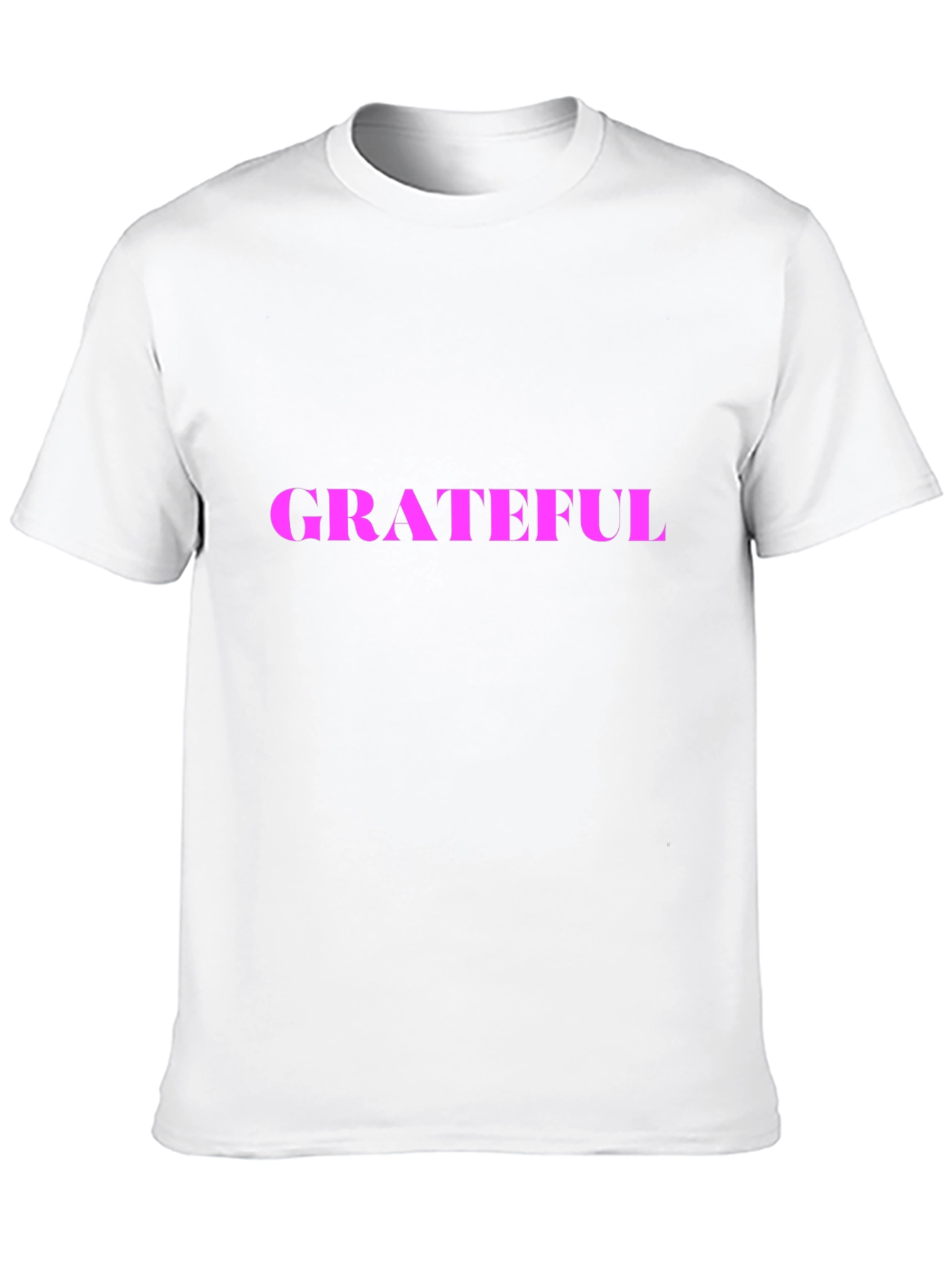 Grateful Black T-Shirt - Positive Message