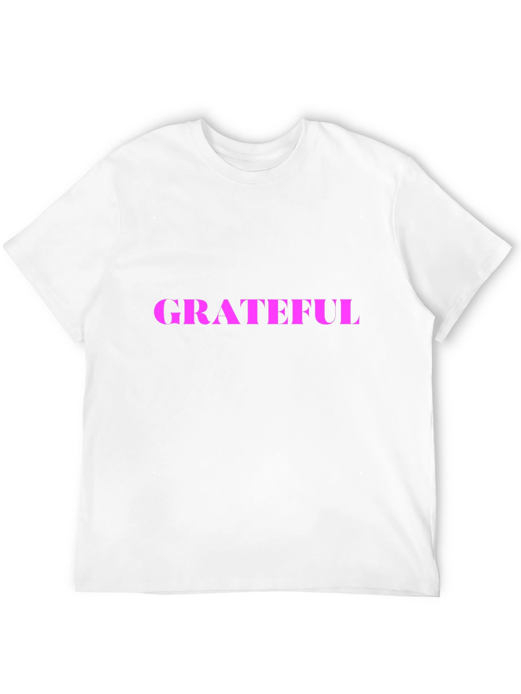 Grateful Black T-Shirt - Positive Message