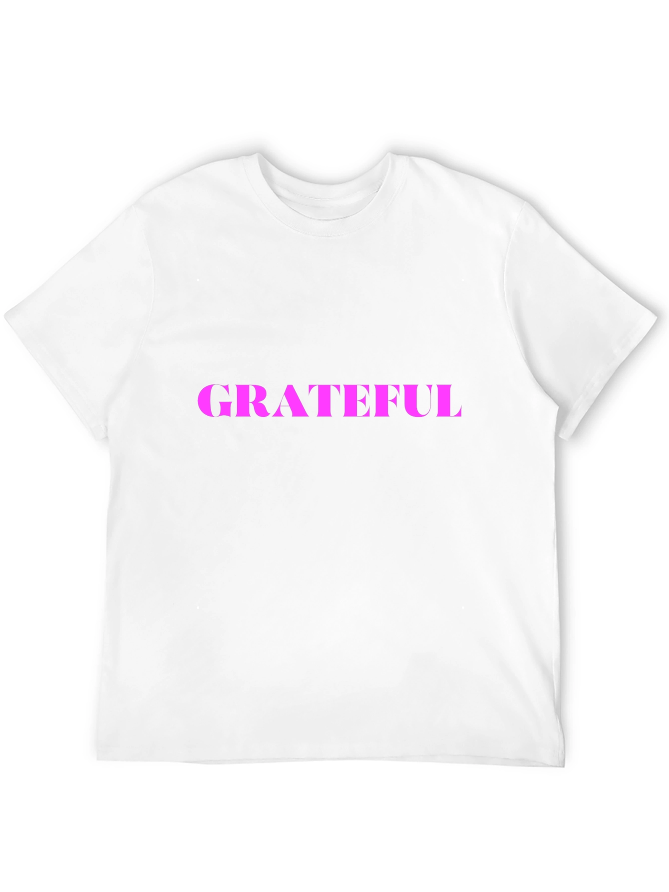 Grateful Black T-Shirt - Positive Message