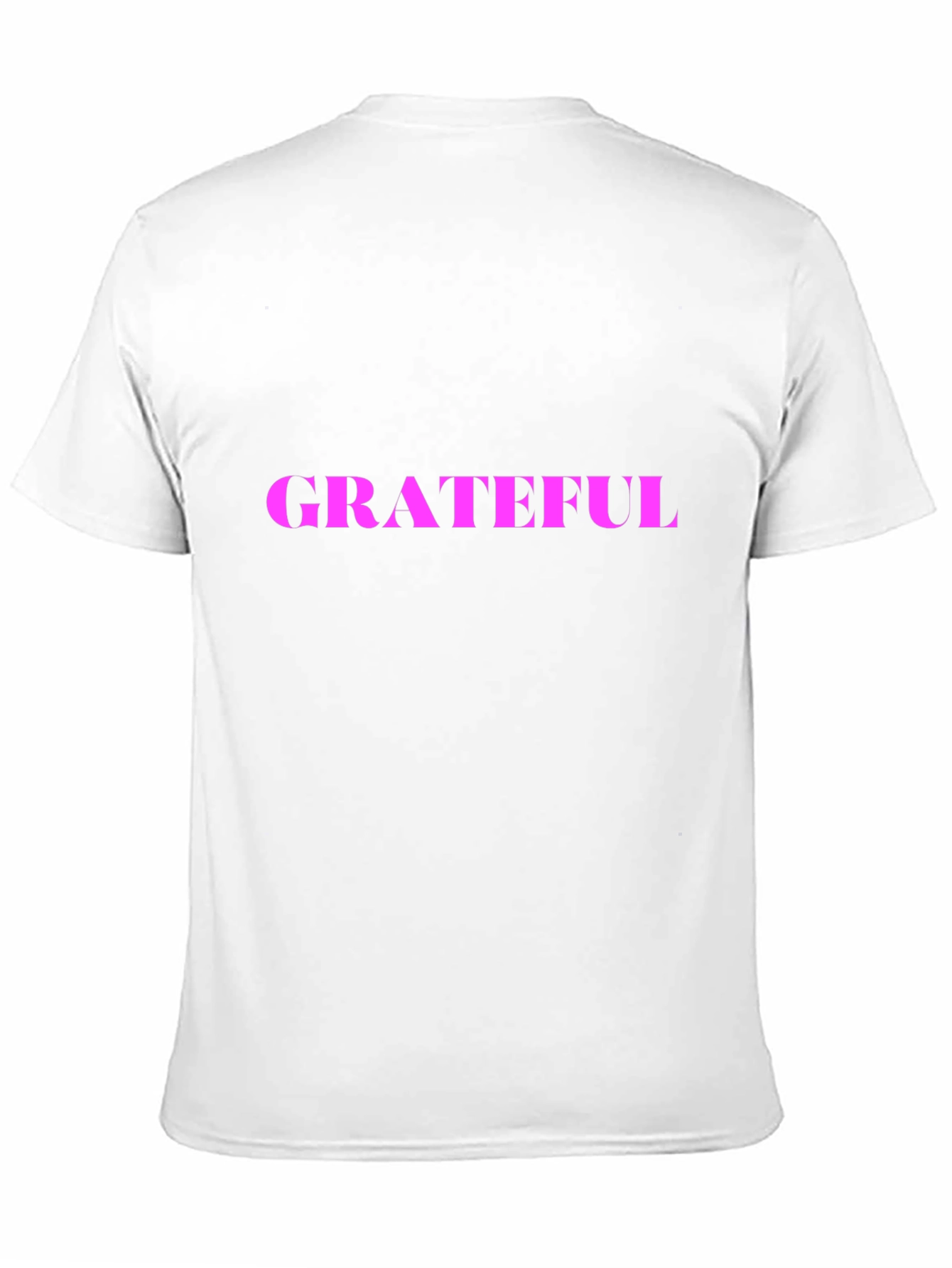Grateful Black T-Shirt - Positive Message