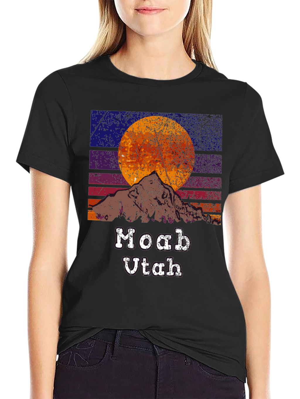 Moab Utah Retro Sunset T-Shirt