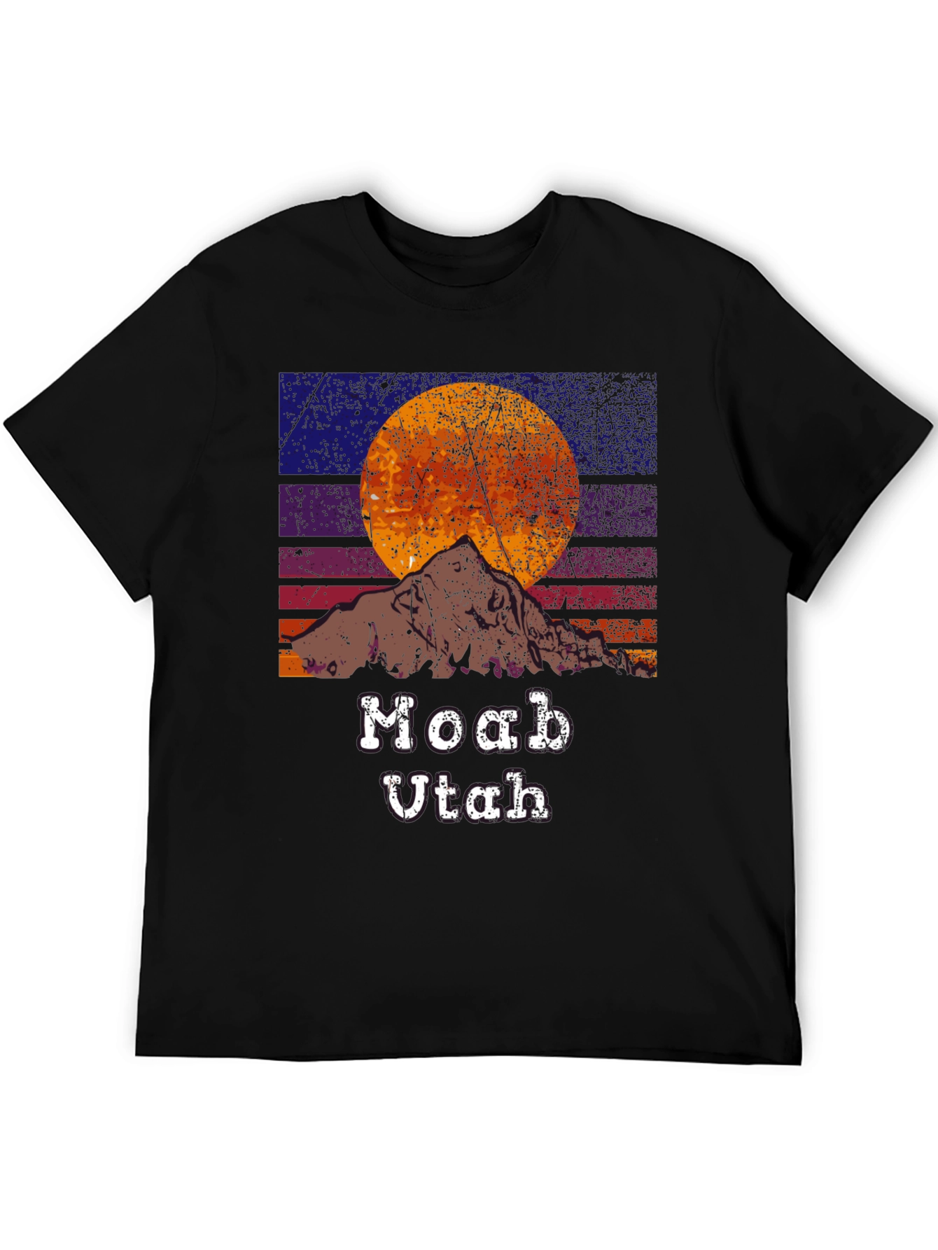 Moab Utah Retro Sunset T-Shirt