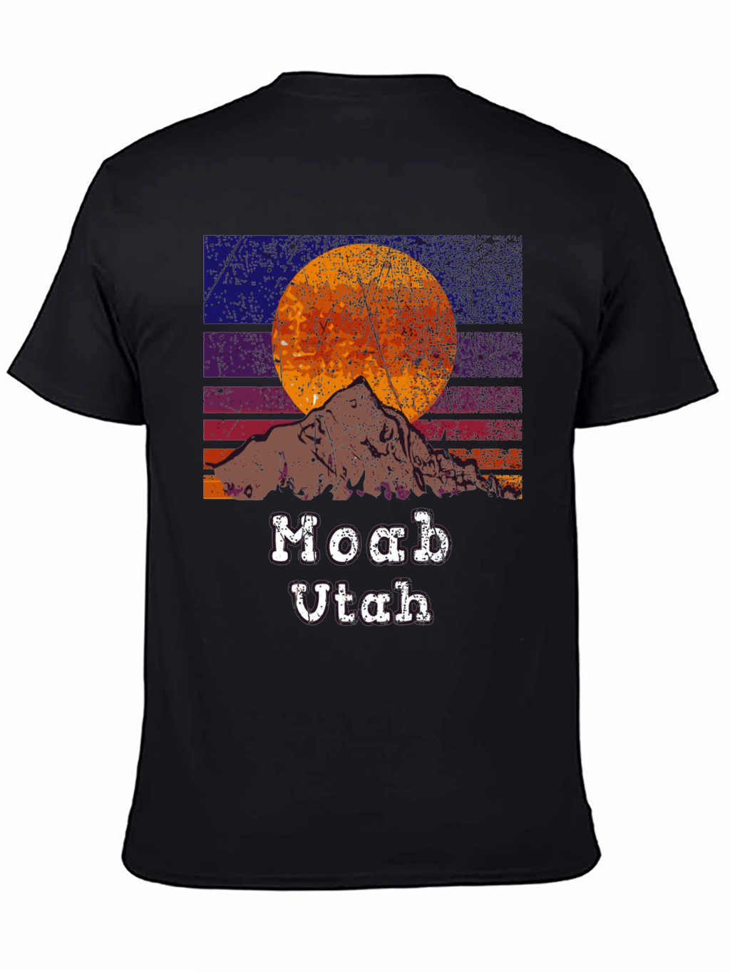 Moab Utah Retro Sunset T-Shirt