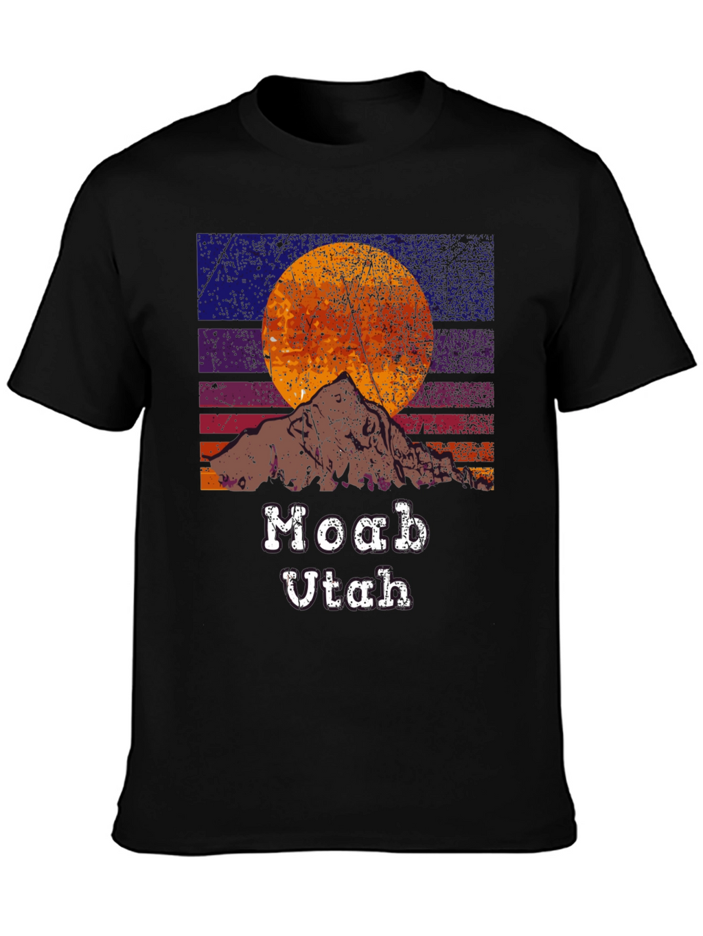 Moab Utah Retro Sunset T-Shirt