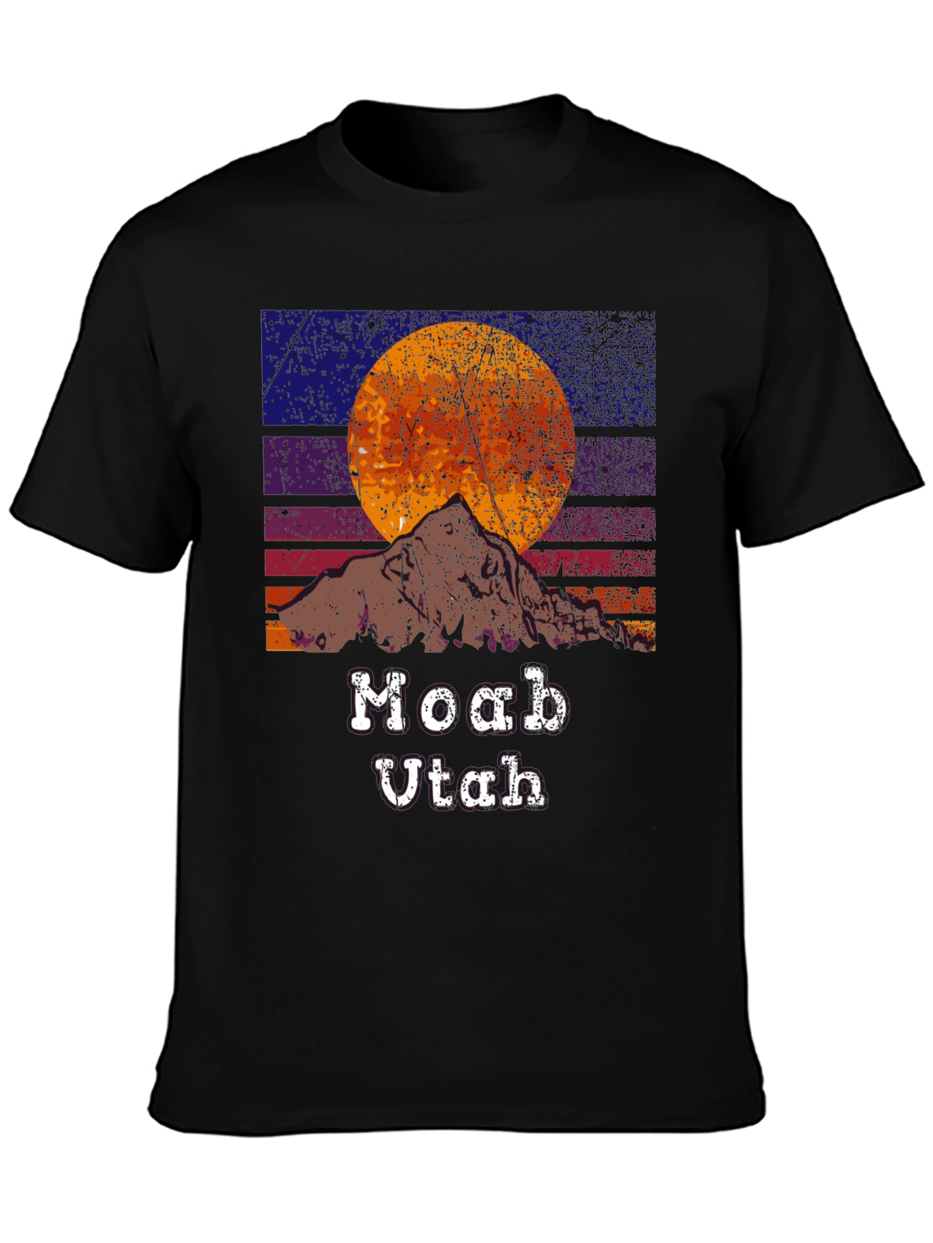 Moab Utah Retro Sunset T-Shirt