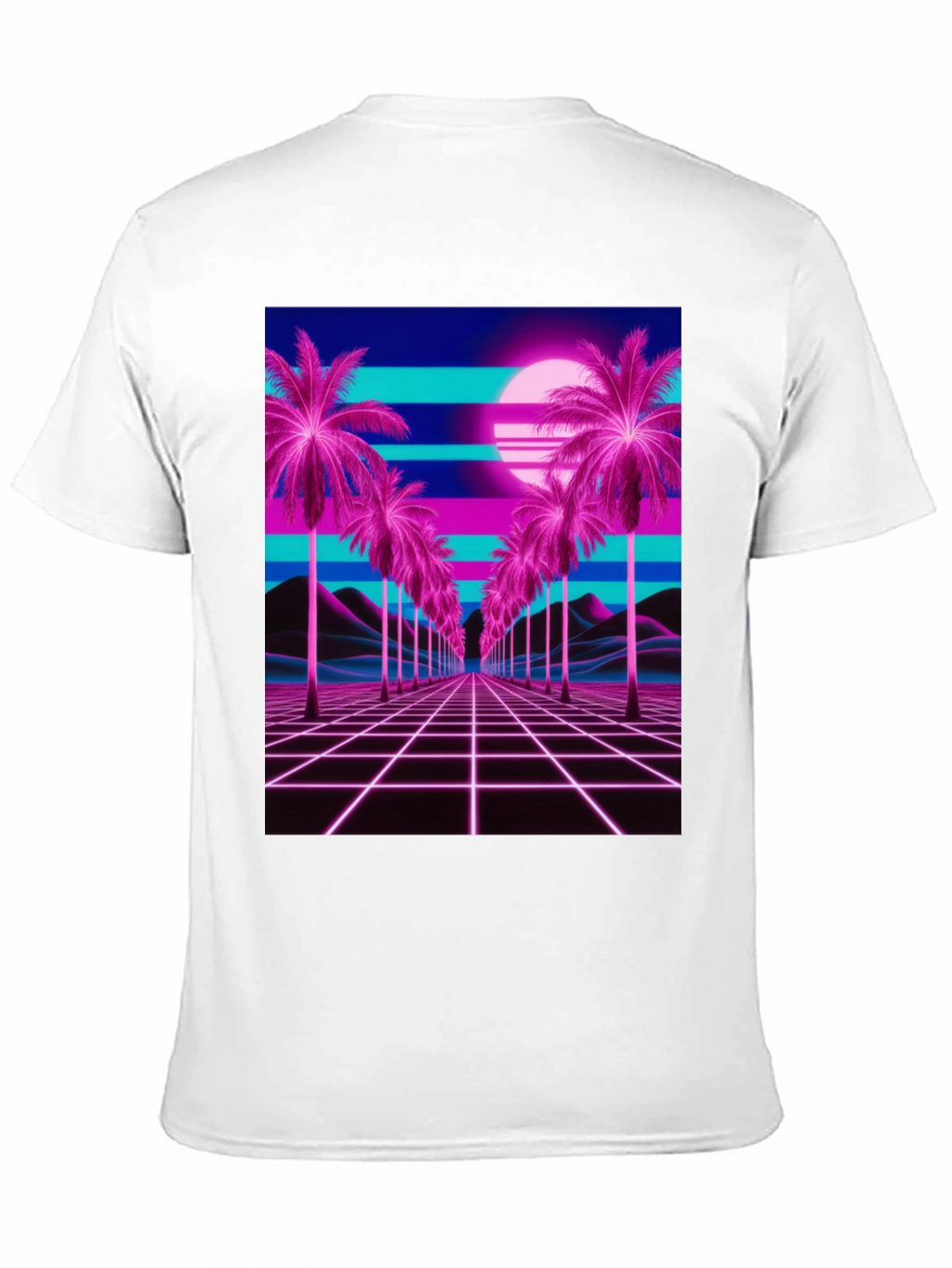 Vaporwave Palm T-Shirt - Retro 80s Style