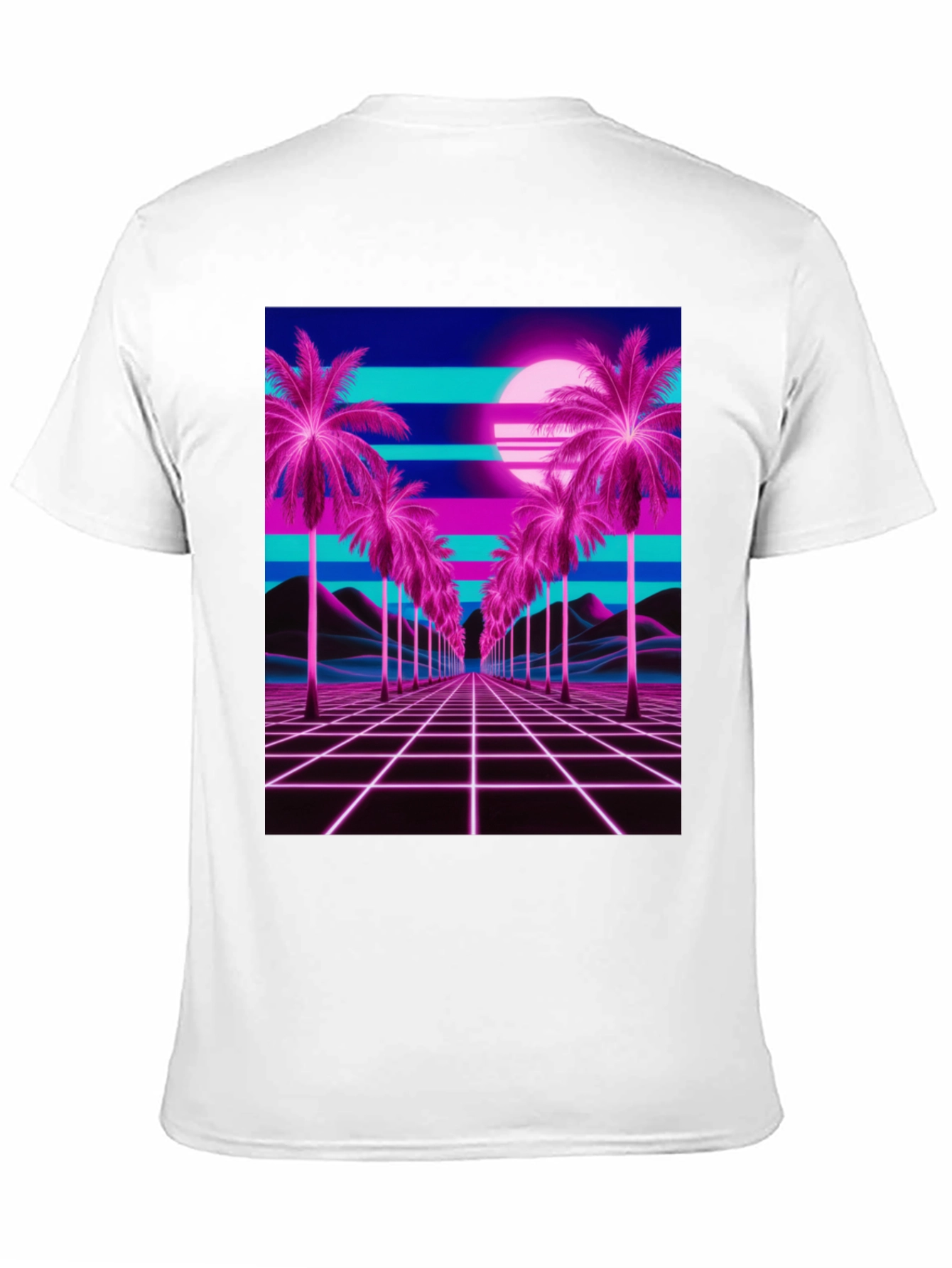 Vaporwave Palm T-Shirt - Retro 80s Style