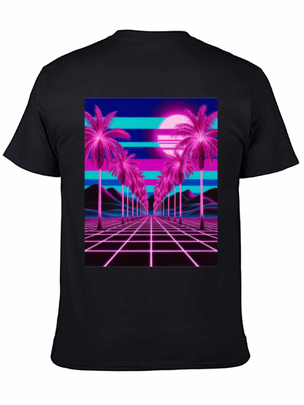 Vaporwave Palm T-Shirt - Retro 80s Style
