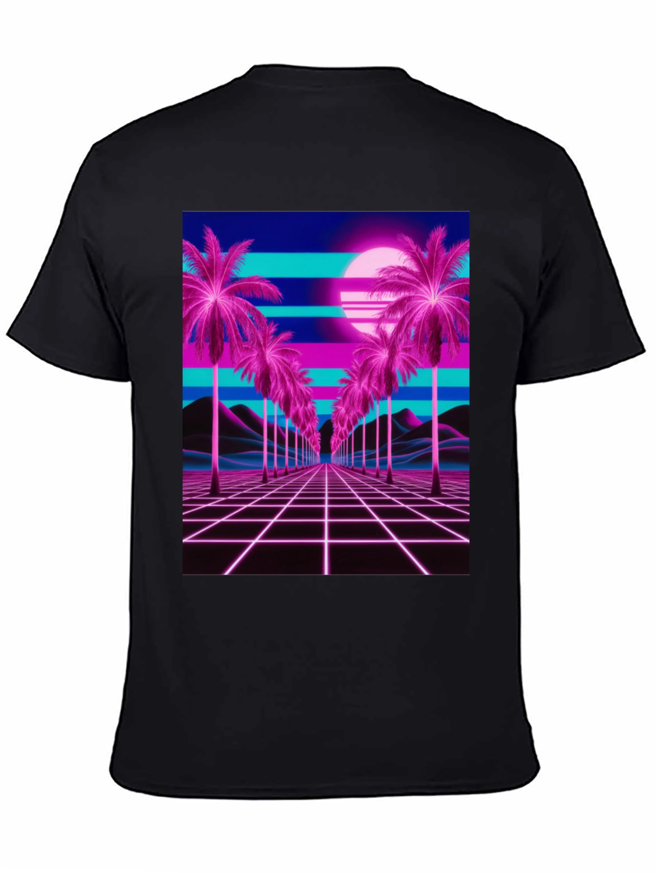 Vaporwave Palm T-Shirt - Retro 80s Style