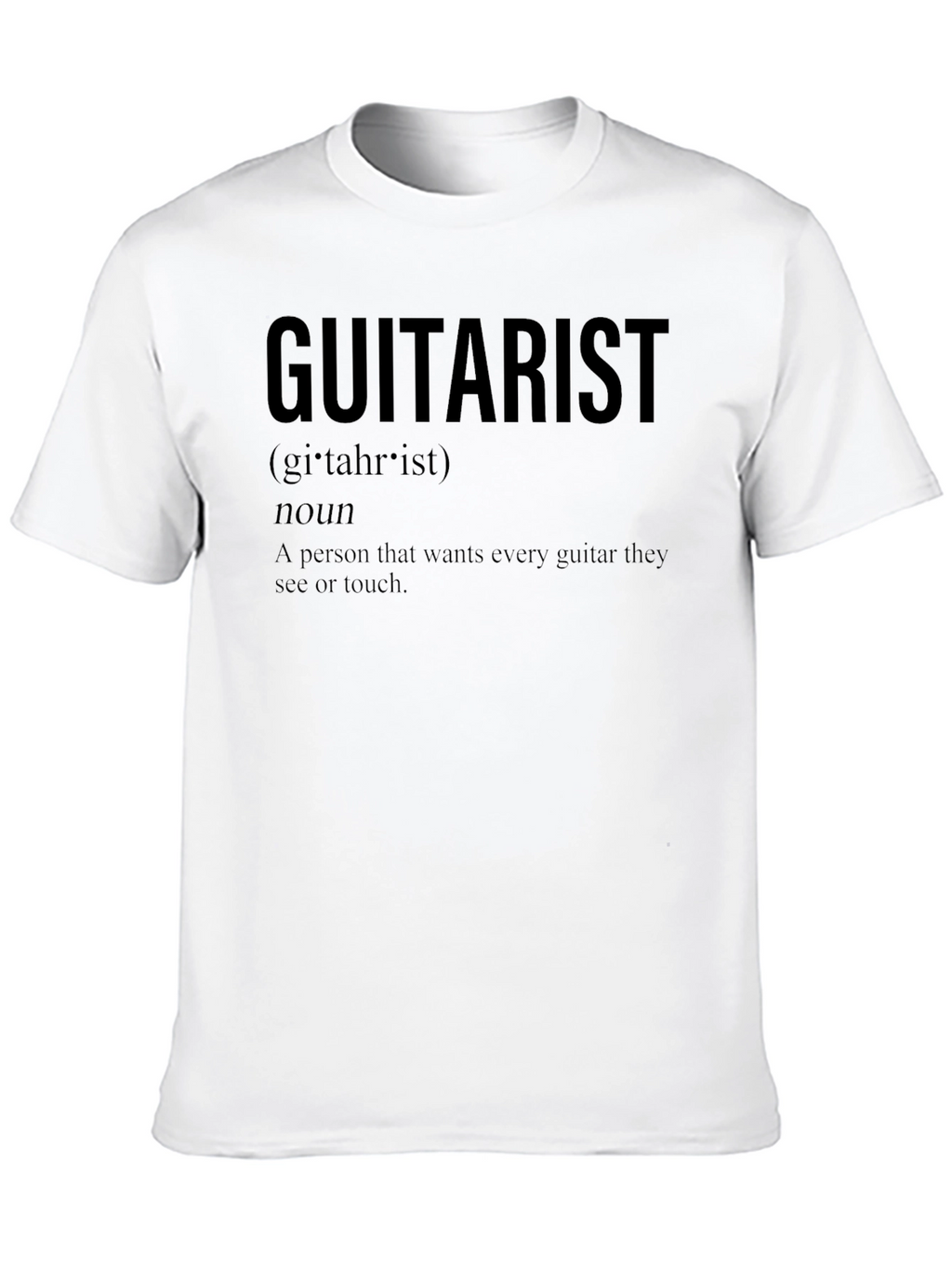 Guitarist Definition Black T-Shirt