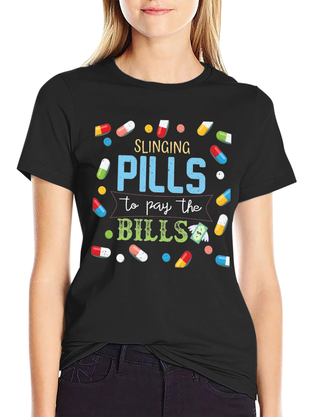 Slinging Pills Funny T-Shirt