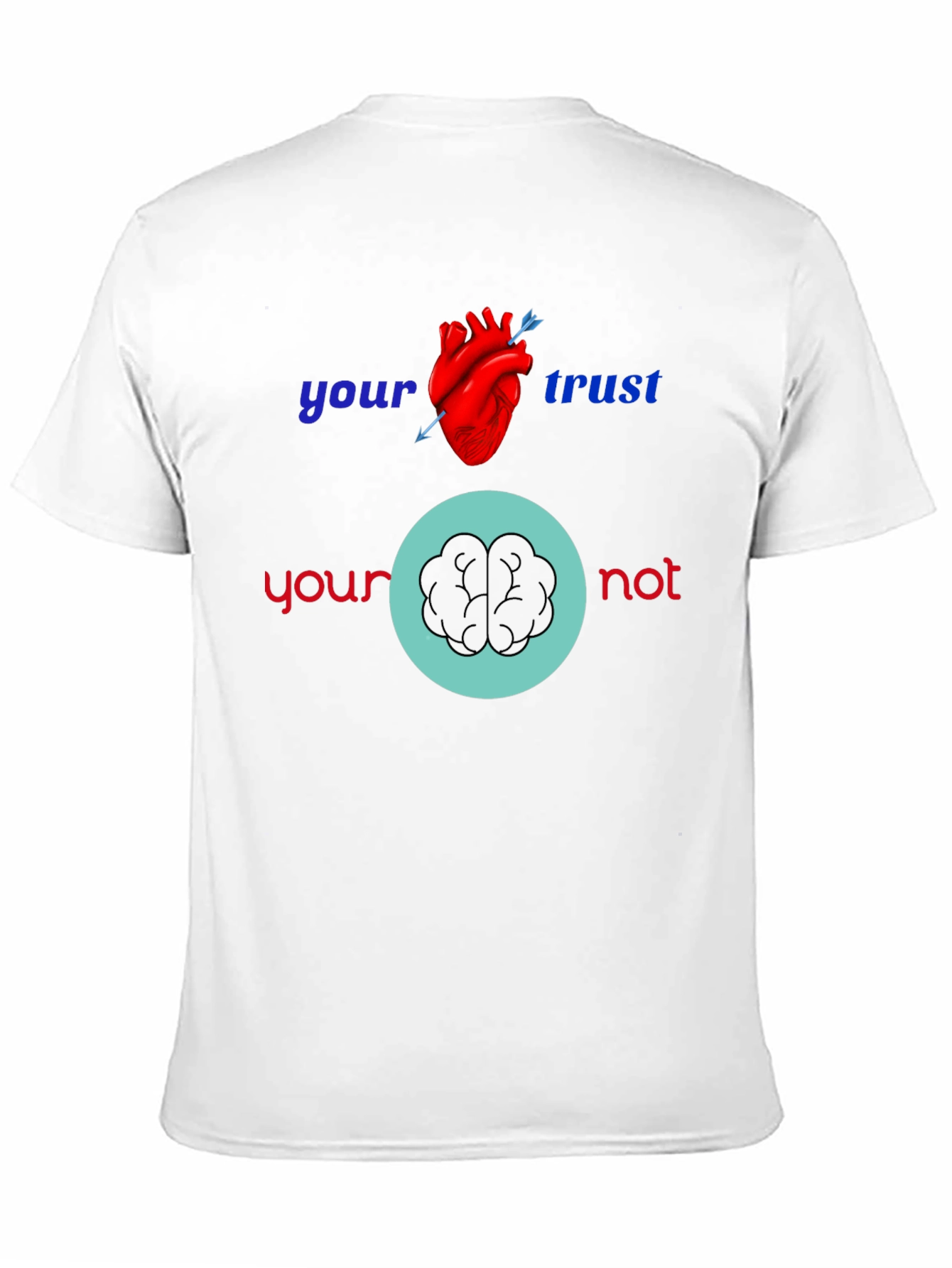 Heart vs Brain Graphic Tee