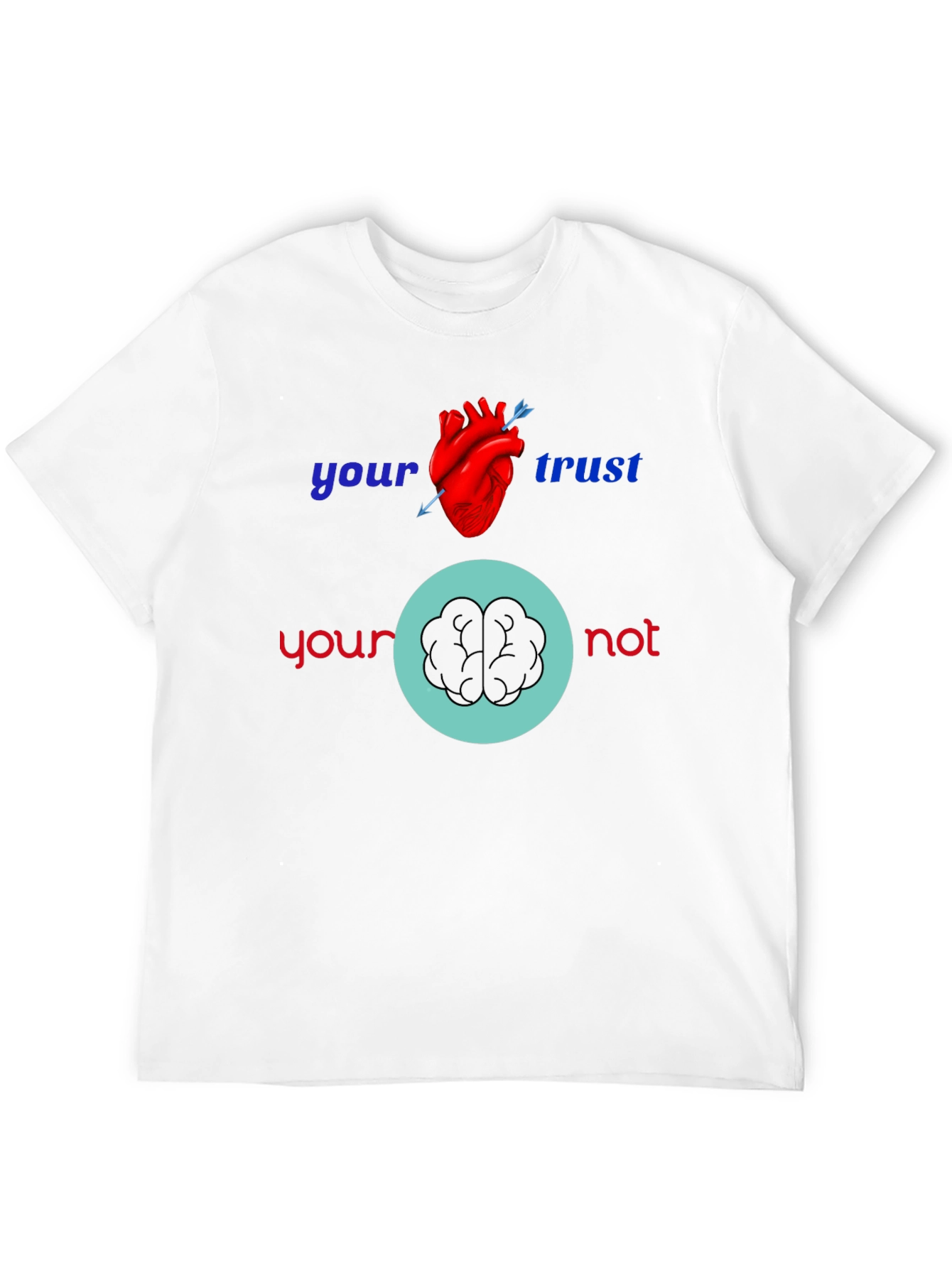 Heart vs Brain Graphic Tee