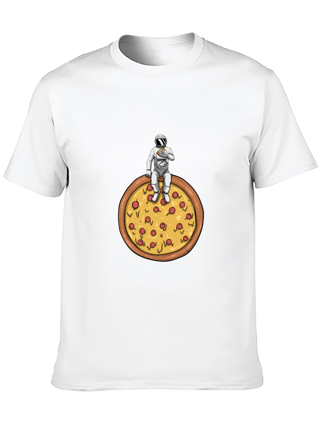 Astronaut Pizza T-Shirt - Space Foodie