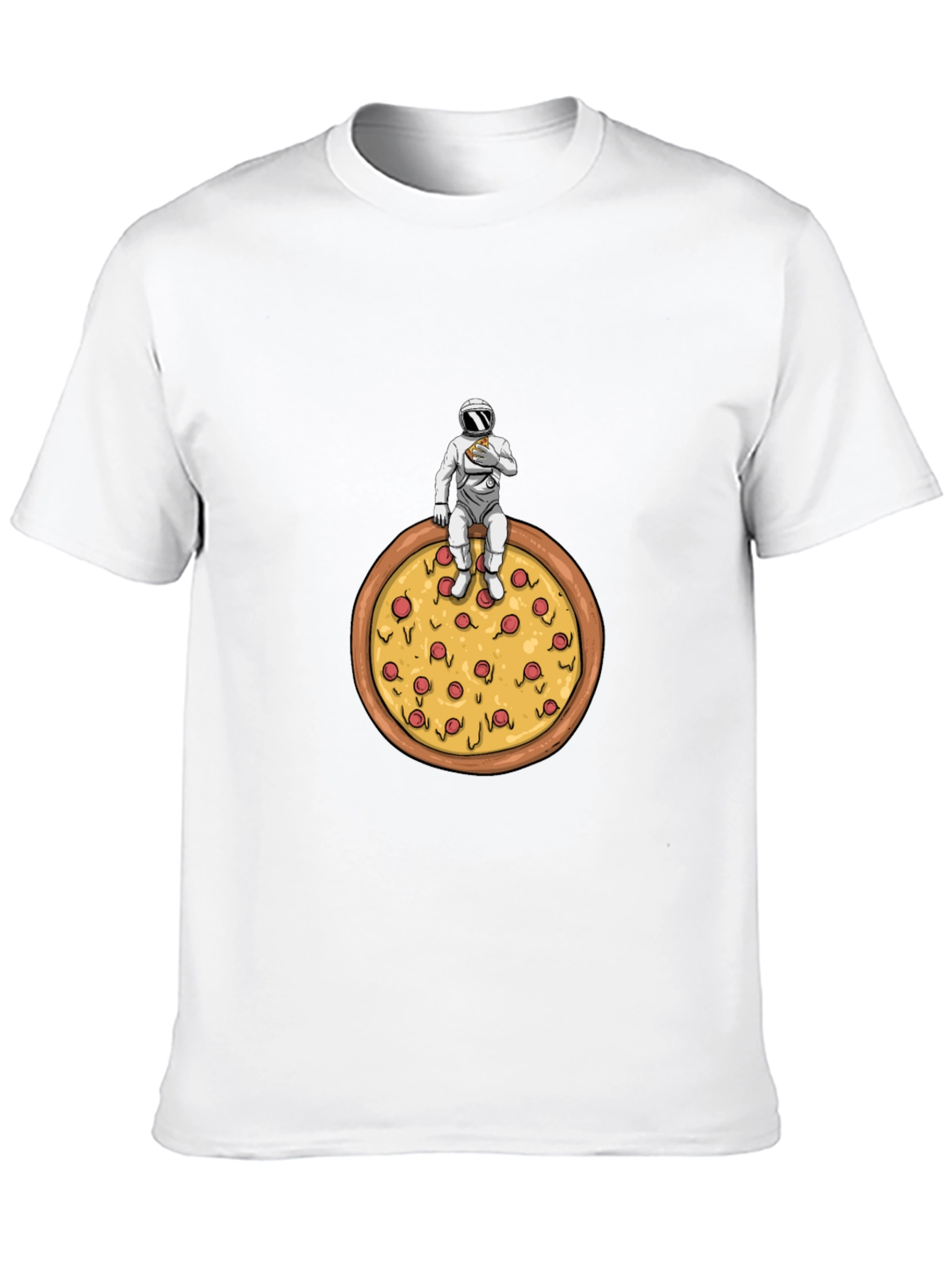 Astronaut Pizza T-Shirt - Space Foodie