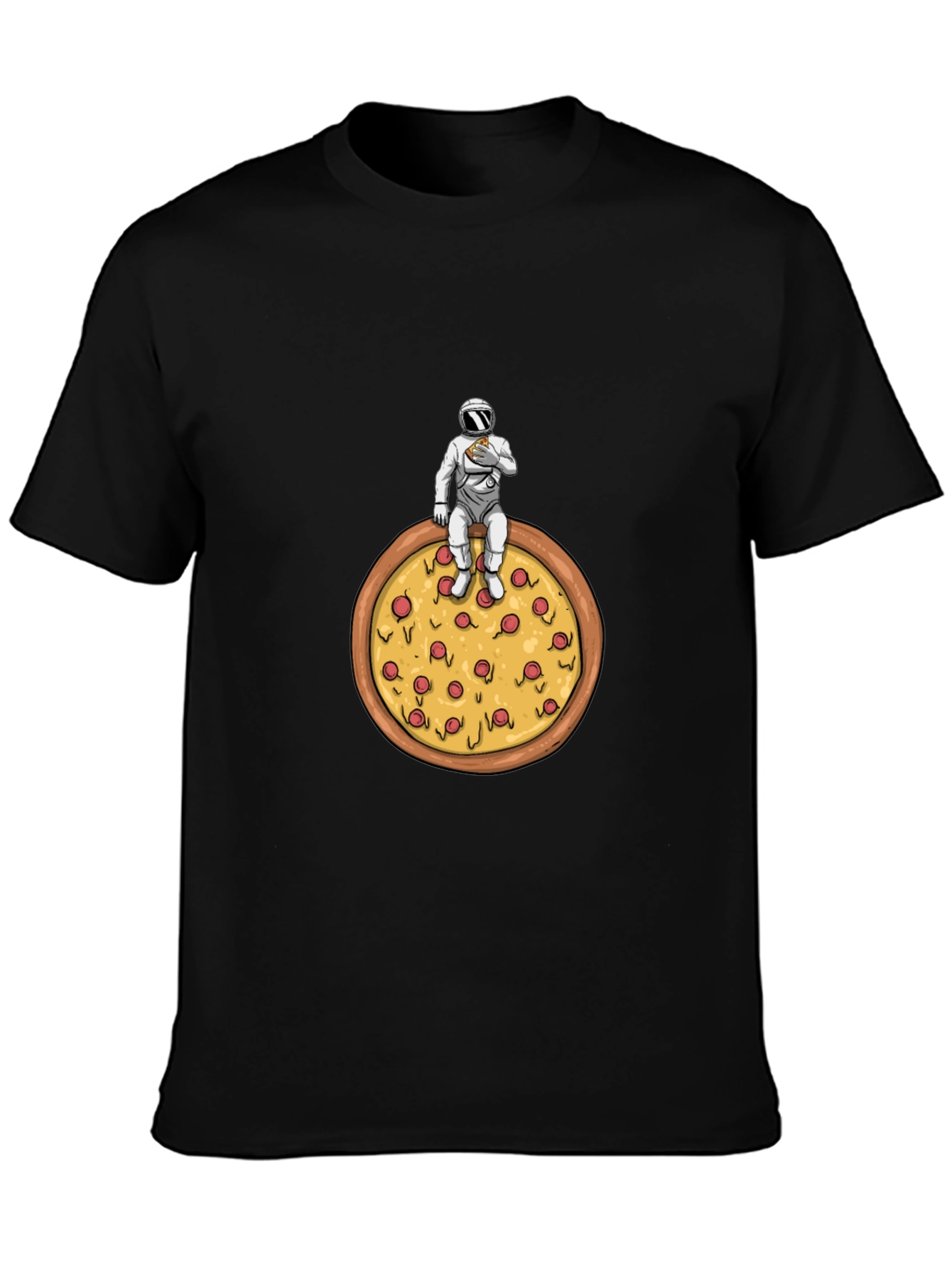 Astronaut Pizza T-Shirt - Space Foodie