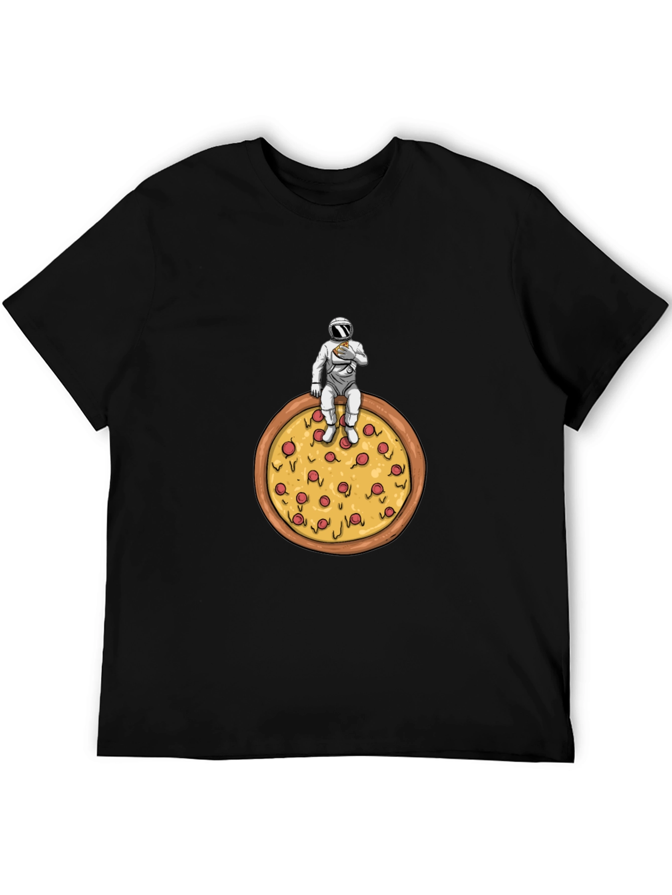 Astronaut Pizza T-Shirt - Space Foodie