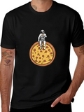 Astronaut Pizza T-Shirt - Space Foodie