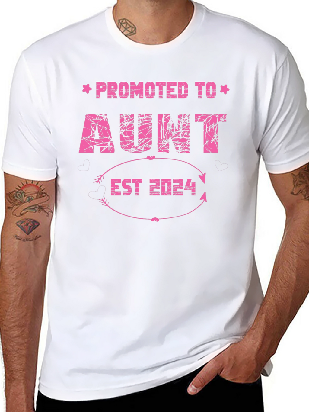 Promoted to Aunt 2024 T-Shirt - New Aunt Gift