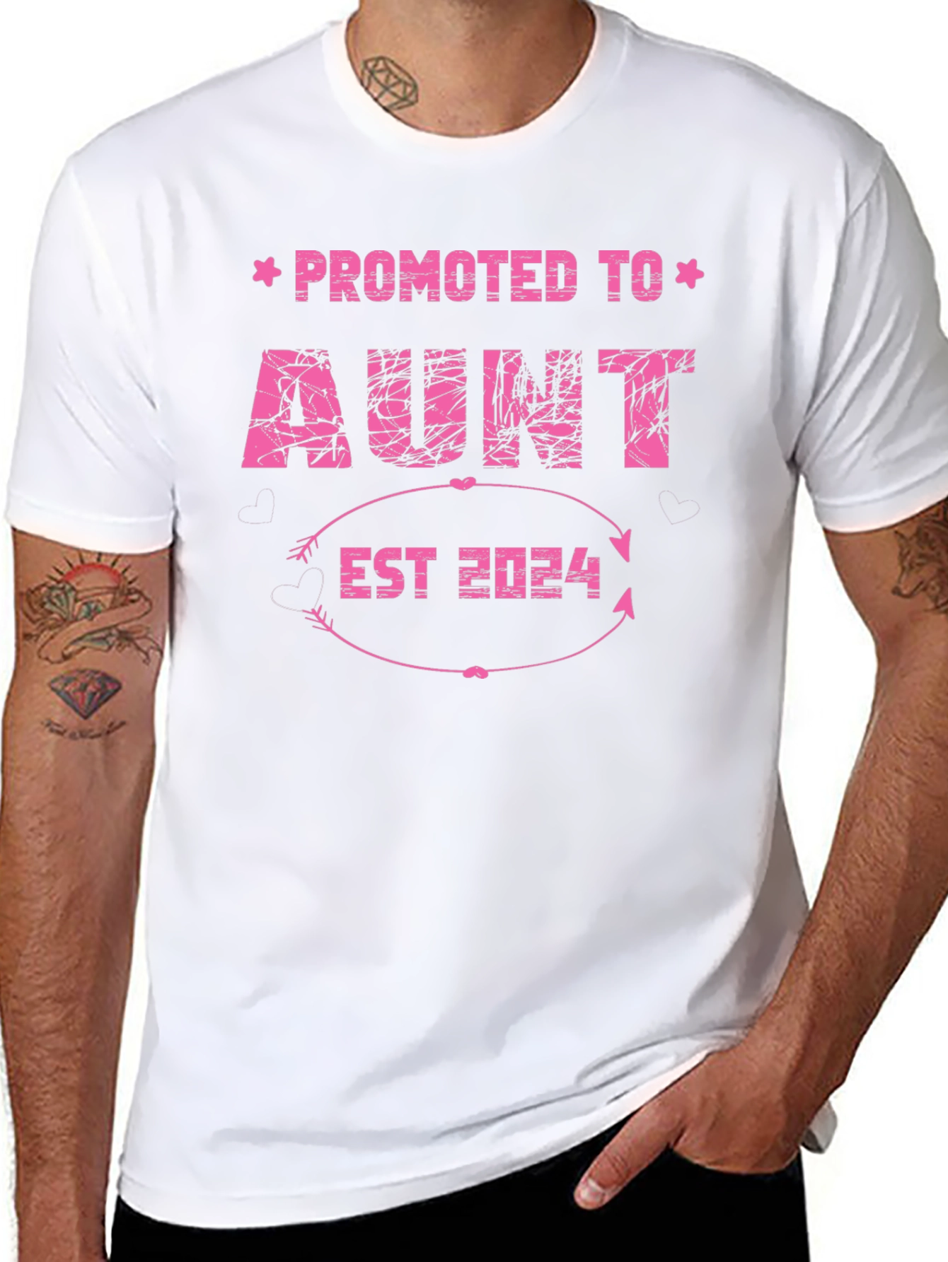 Promoted to Aunt 2024 T-Shirt - New Aunt Gift