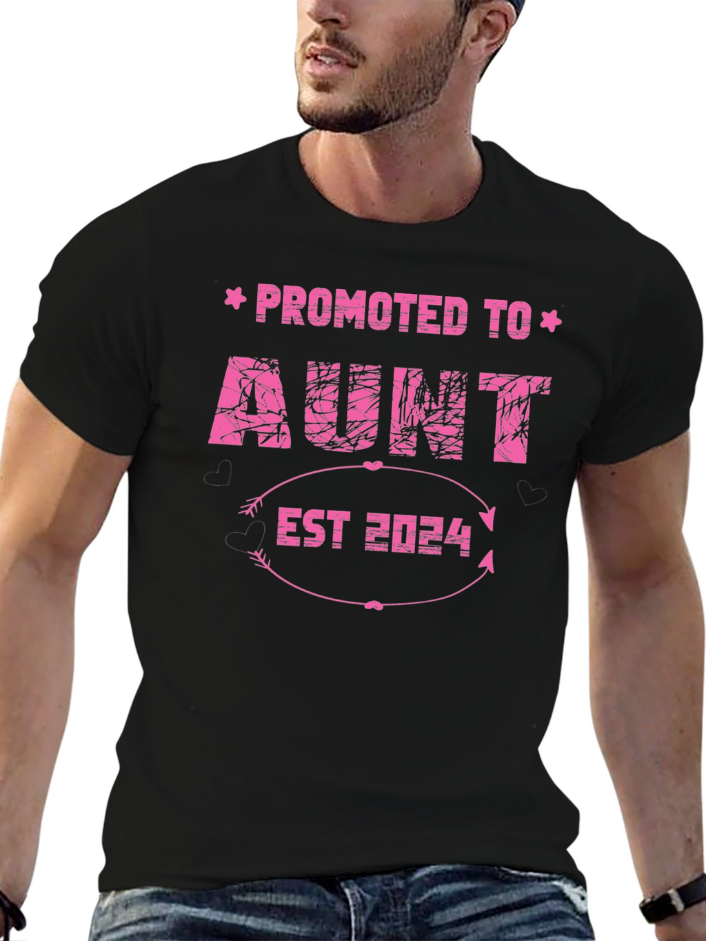Promoted to Aunt 2024 T-Shirt - New Aunt Gift