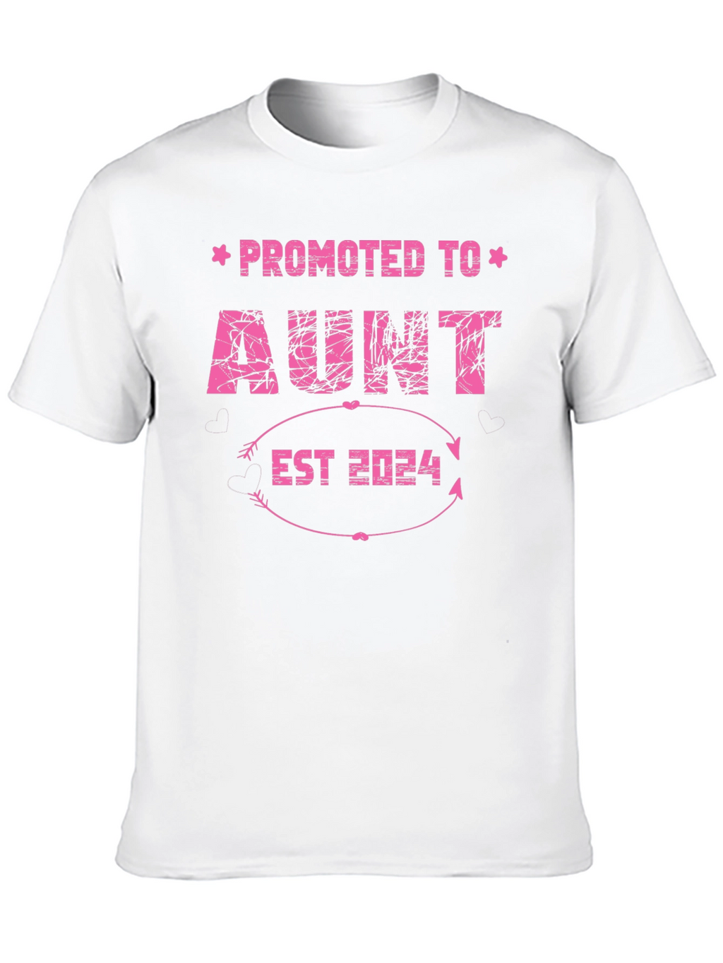 Promoted to Aunt 2024 T-Shirt - New Aunt Gift