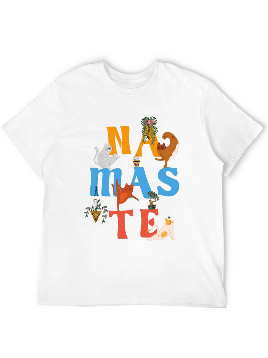 Namaste Cats Yoga T-Shirt
