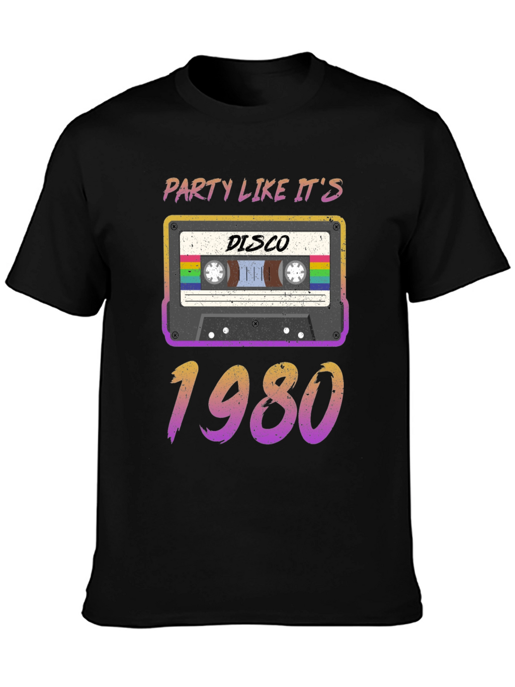 Retro Party Like Its 1980s Disco Cassette T-Shirt