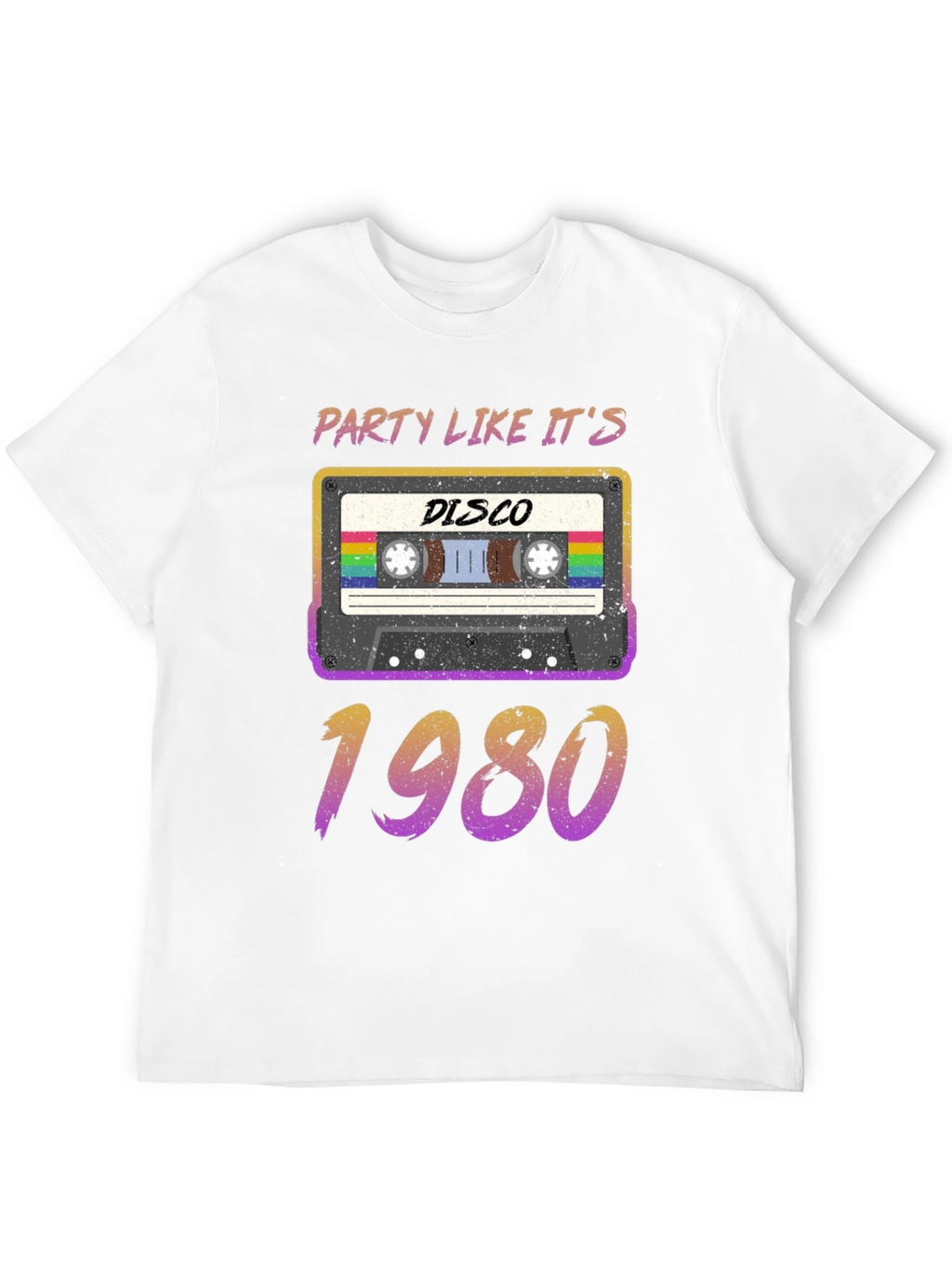 Retro Party Like Its 1980s Disco Cassette T-Shirt