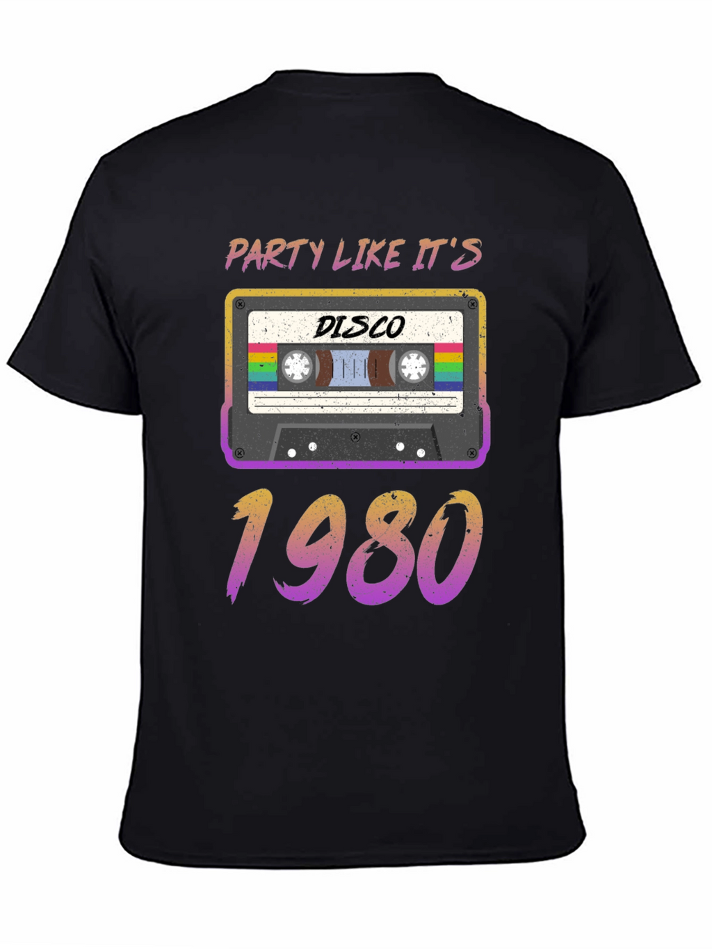 Retro Party Like Its 1980s Disco Cassette T-Shirt