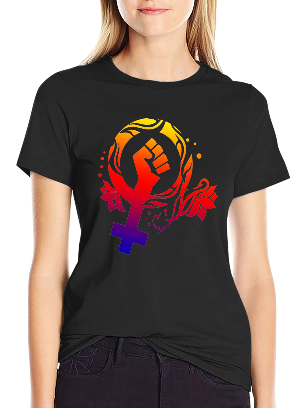 Feminist Fist Symbol T-Shirt - Empowering Design